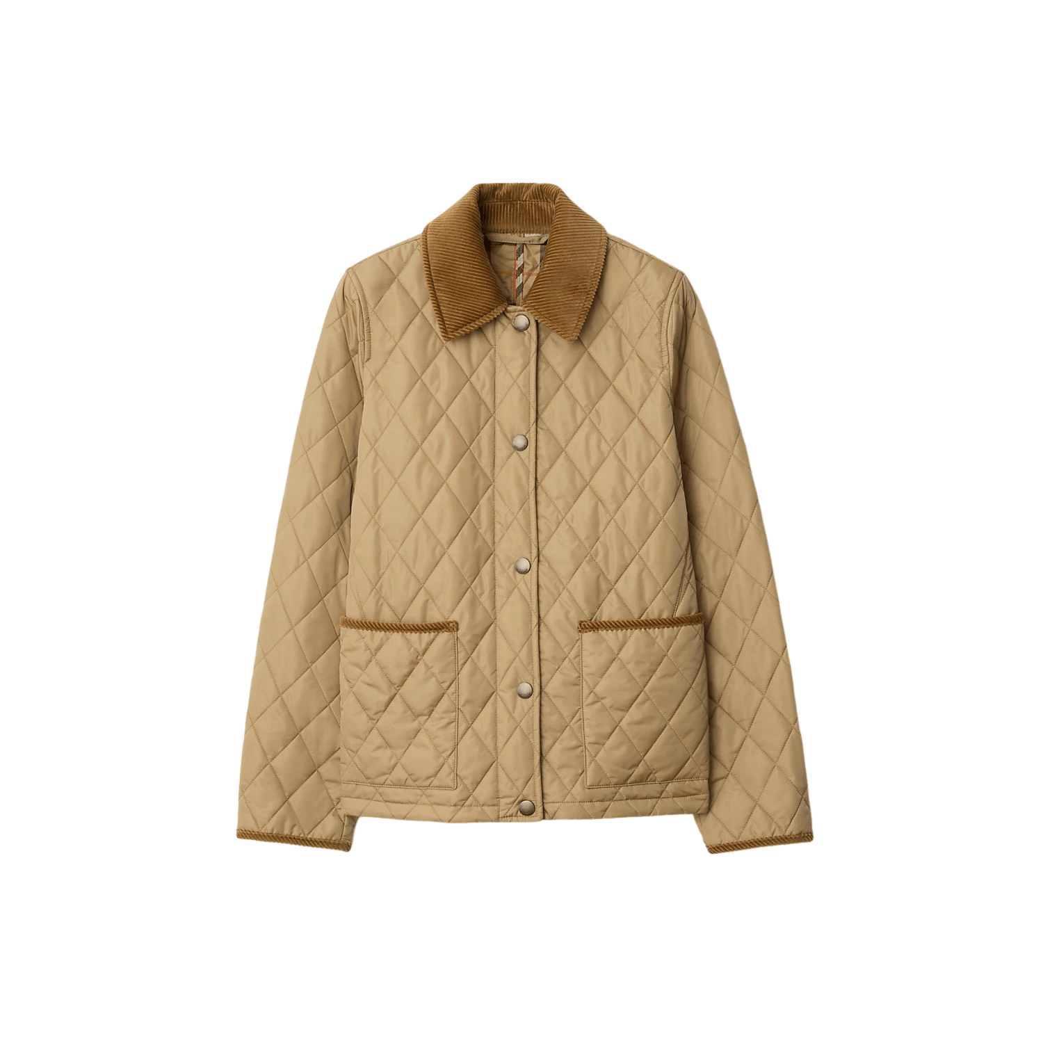 Burberry BURBERRY Flax/Sand Nylon Jacket New And Authentic Size XXS / US 00 / IT 34 - 1 Preview