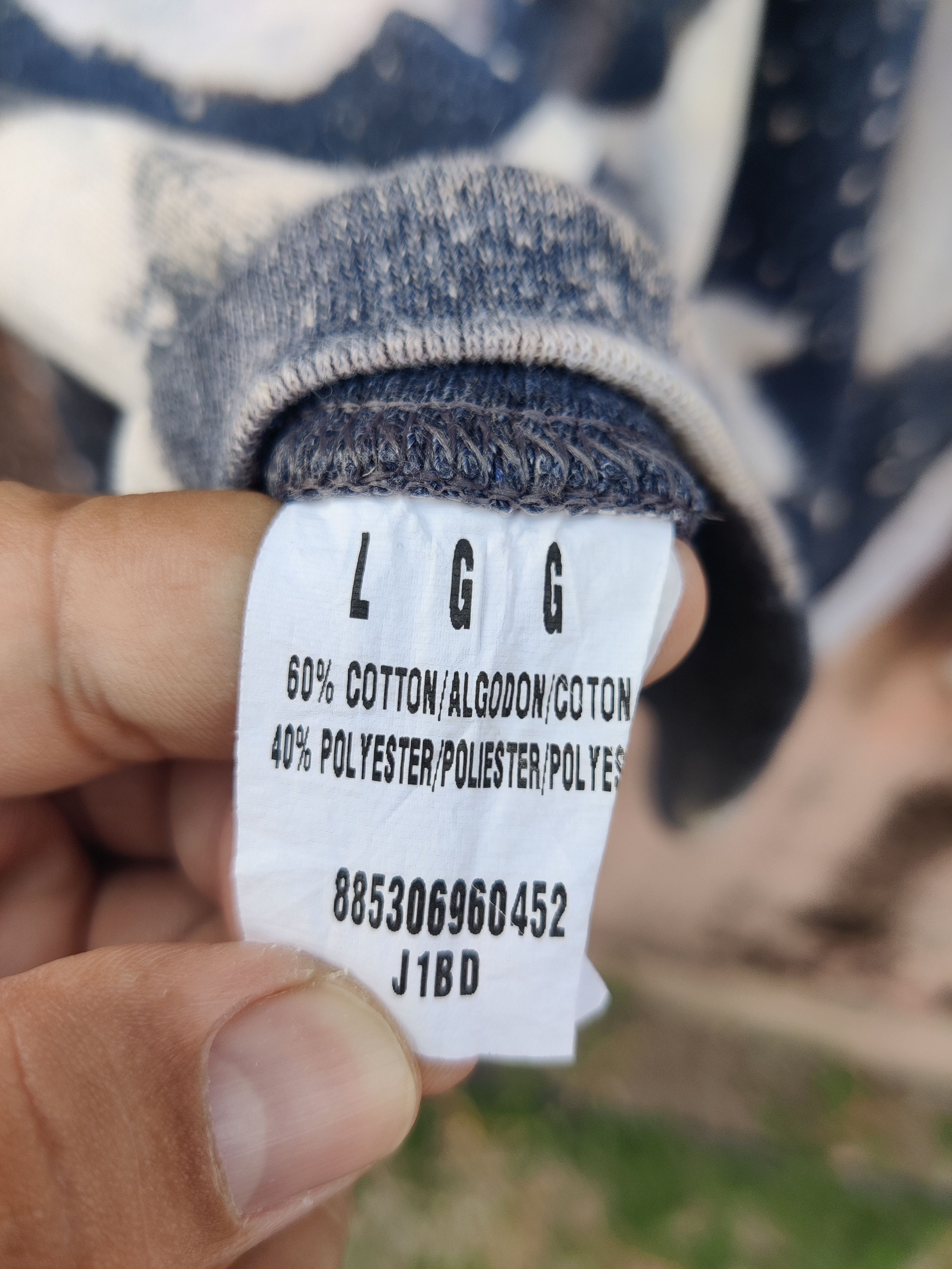 Japanese Brand × Vintage Vintage MaMa Fruit Of The Loom Abstract Bleach Sweatshirt Size US L / EU 52-54 / 3 - 7 Thumbnail