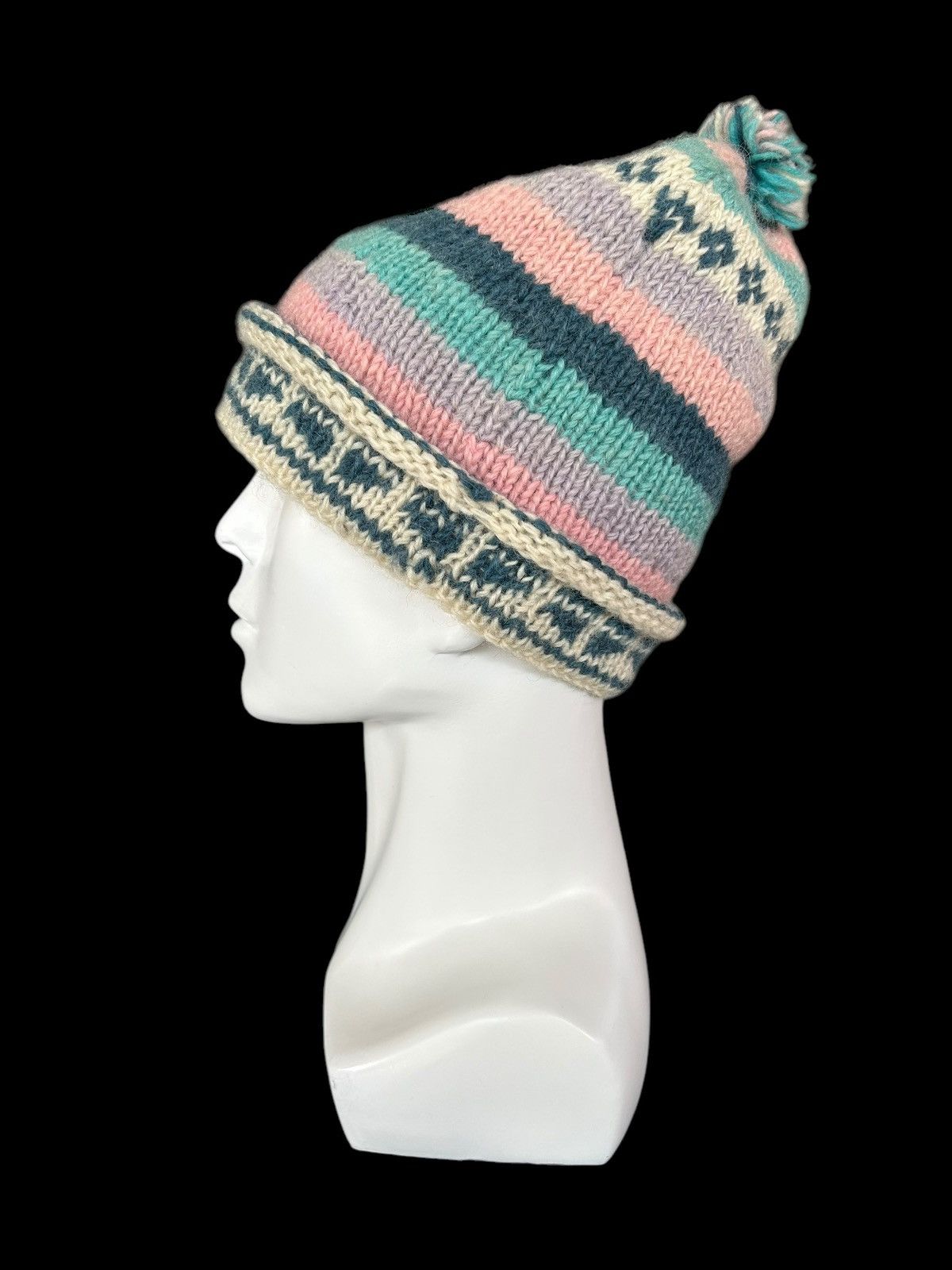 Japanese Brand × Kapital × Vintage Crochet Knitted Handmade hairy Beanie Hats Size ONE SIZE - 2 Thumbnail
