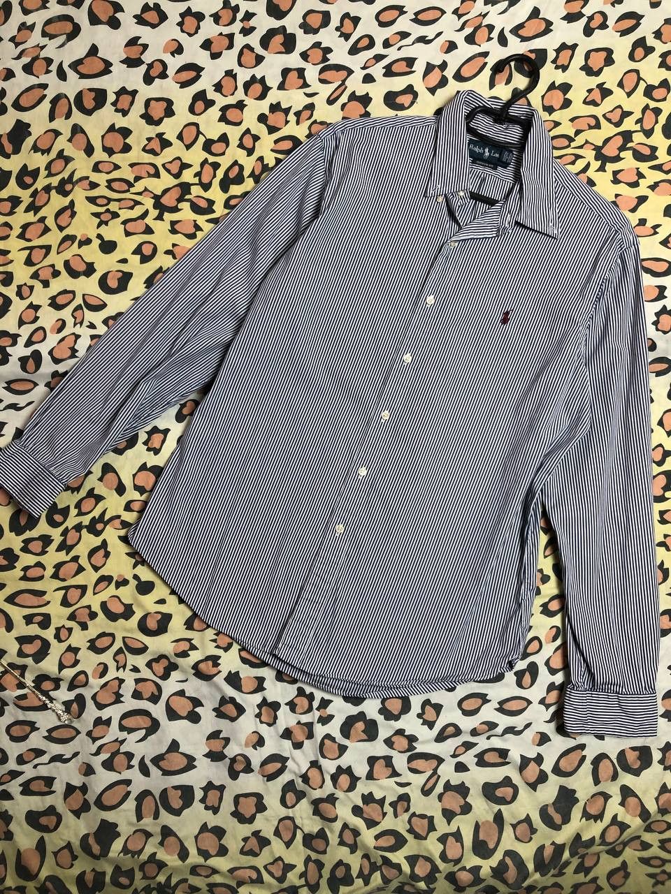 Polo Ralph Lauren × Ralph Lauren Ralph Lauren Cotton Oxford Classic Slim-fit Button Up Shirt Size US L / EU 52-54 / 3 - 1 Thumbnail