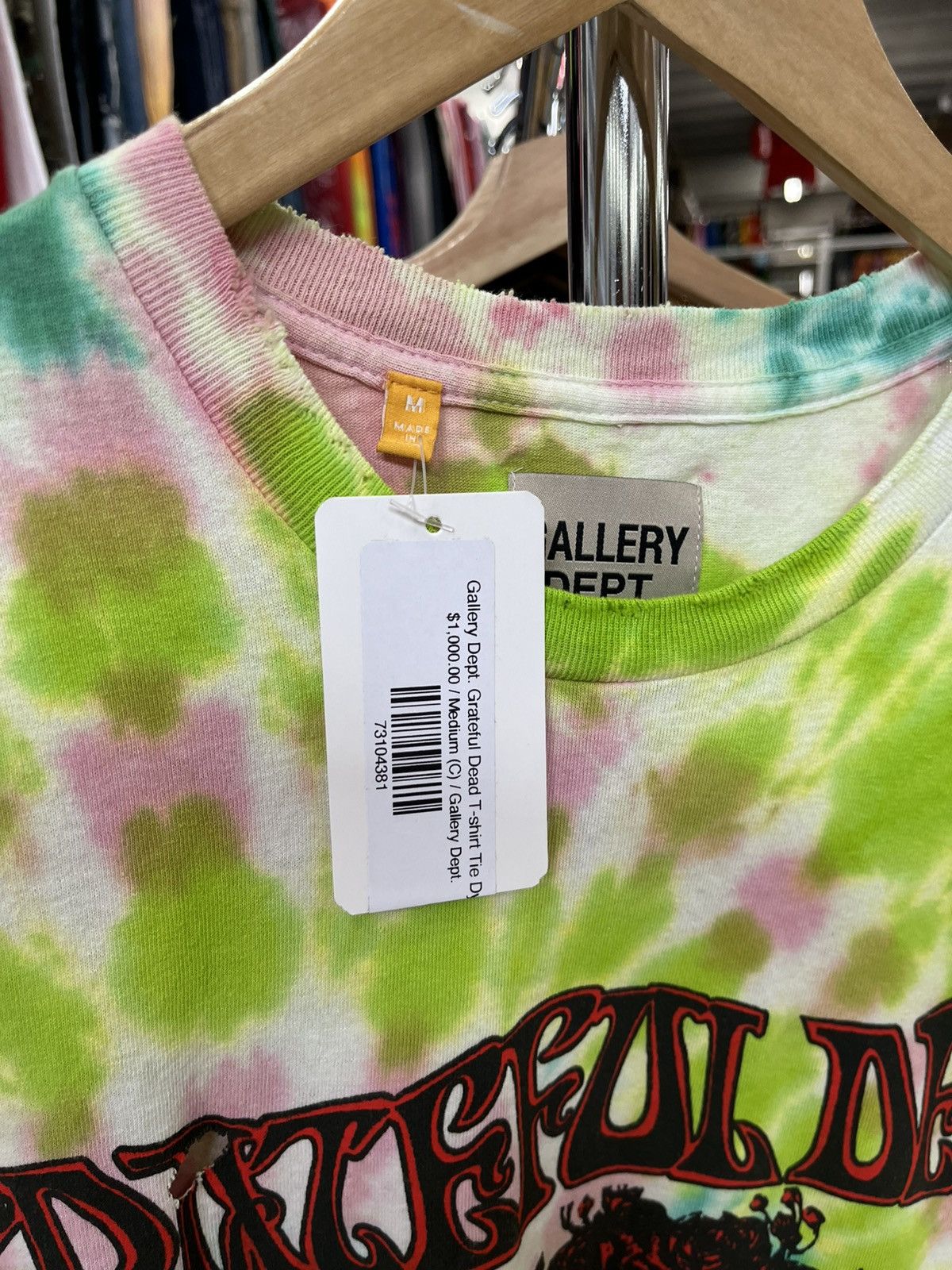 Gallery Dept. Gallery Dept Grateful Dead T-Shirt Tie Dye Size US M / EU 48-50 / 2 - 3 Thumbnail