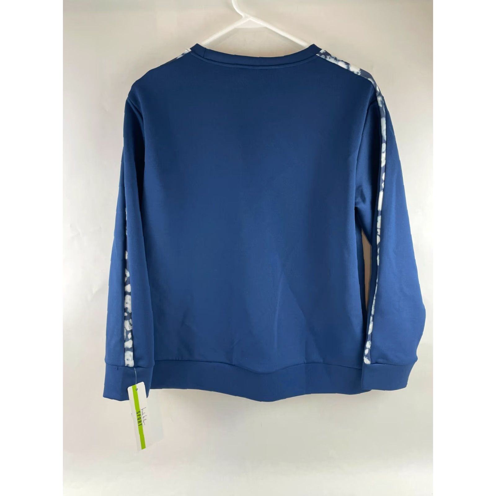 Nicole Miller Nicole Miller Athletic Sweatshirt Shirt Women M Navy Blue Crew Neck Long Sleeve NWT Free Return Size M / US 6-8 / IT 42-44 - 2 Thumbnail