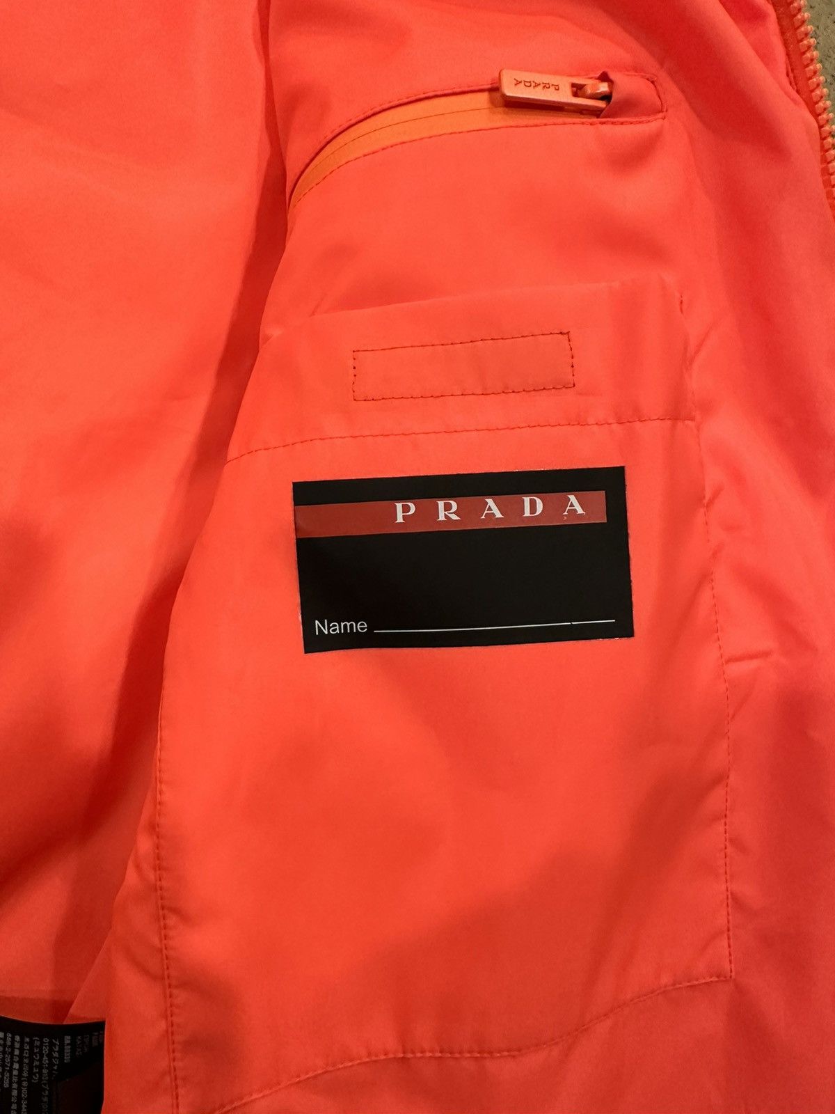 Prada Prada Linea Logo Stripe Linea Rossa 2018 Tech Orange Jacket Size US M / EU 48-50 / 2 - 13 Thumbnail