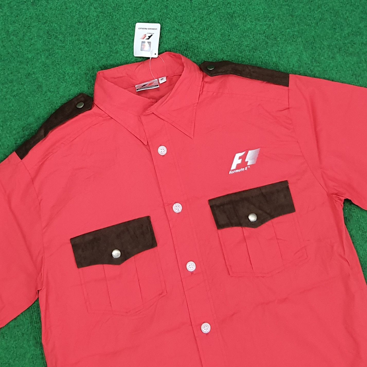 Honda × Vintage Vintage HONDA F1 Racing Work Shirt Size US M / EU 48-50 / 2 - 4 Thumbnail
