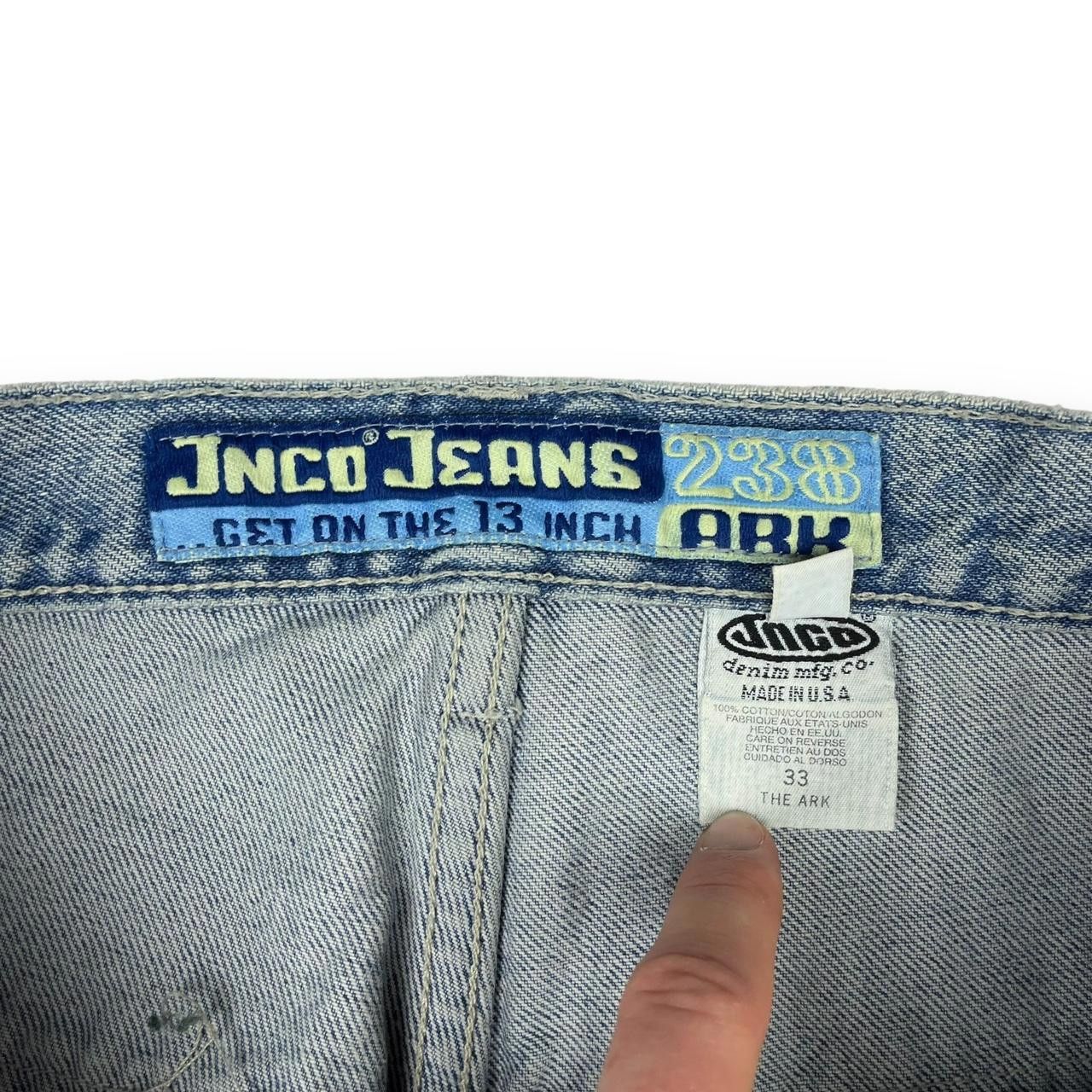 JNCO JNCO Men's Blue Shorts Size US 32 / EU 48 - 4 Thumbnail