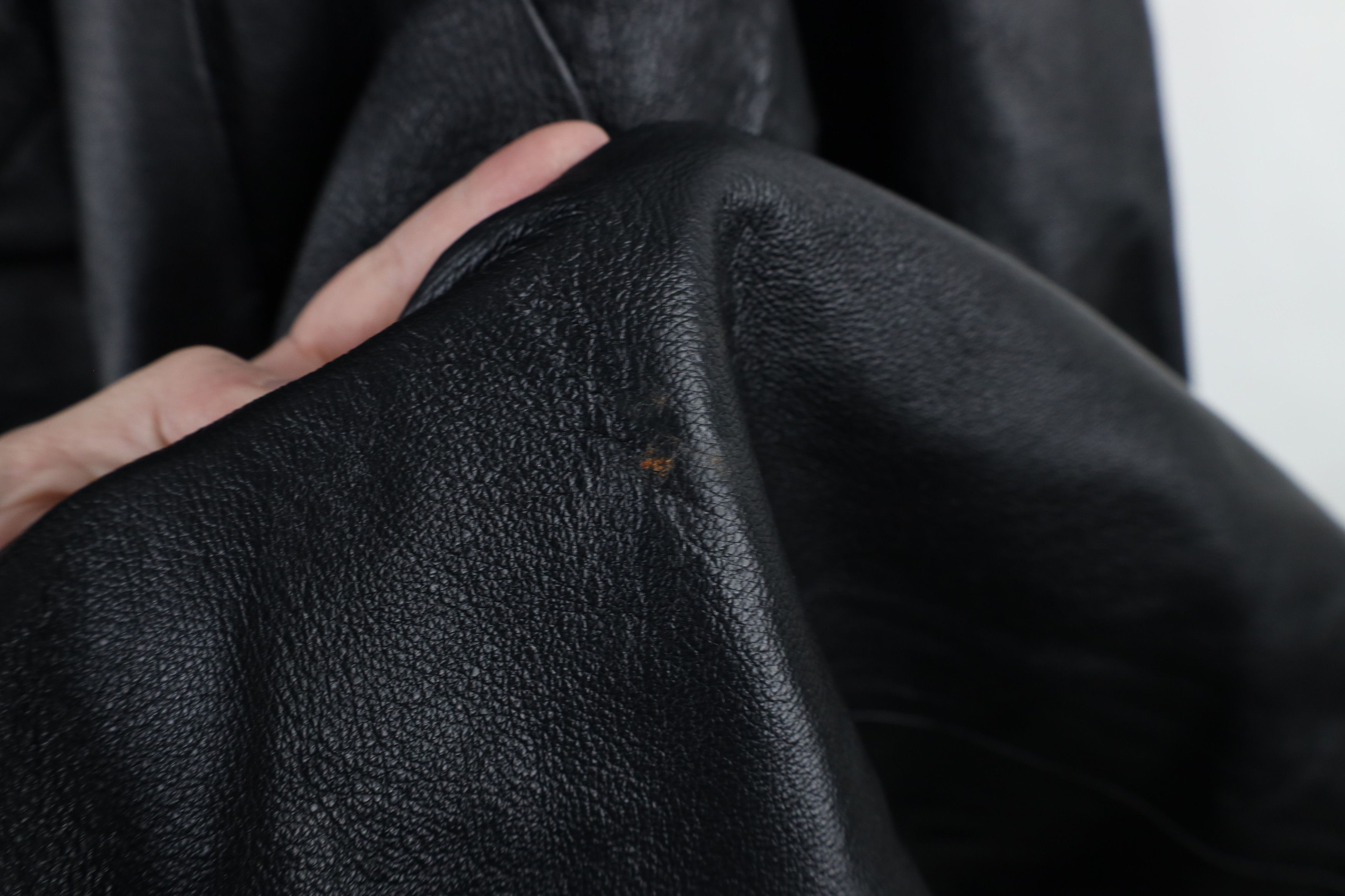Vintage Vintage 90s Streetwear Goth Leather Trench Coat Black Size M / US 6-8 / IT 42-44 - 8 Thumbnail