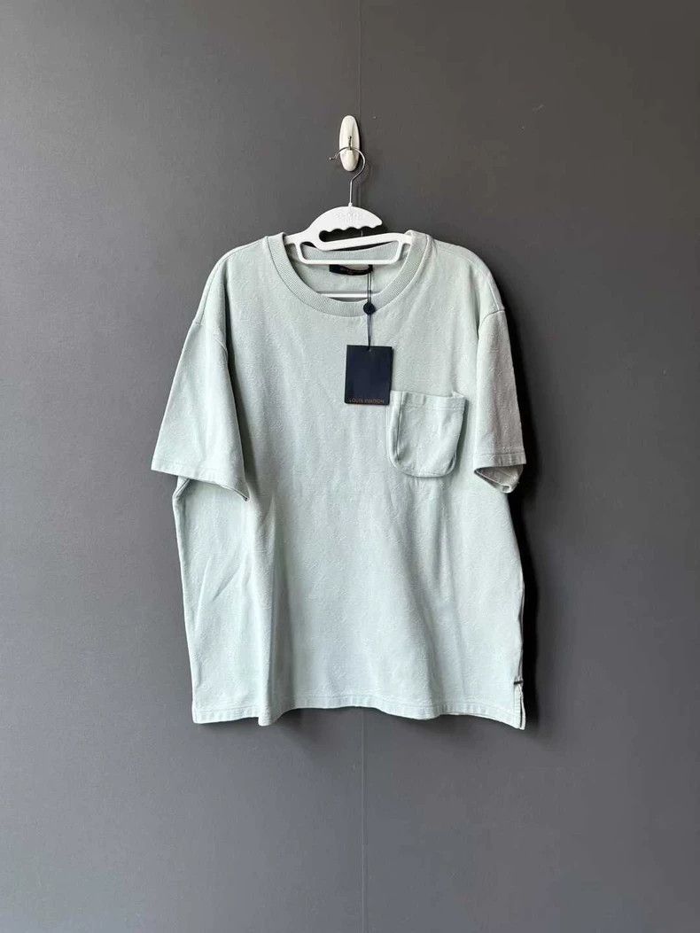 Louis Vuitton Louis Vuitton Mint green dark print full print pocket shor Size US XL / EU 56 / 4 - 1 Thumbnail