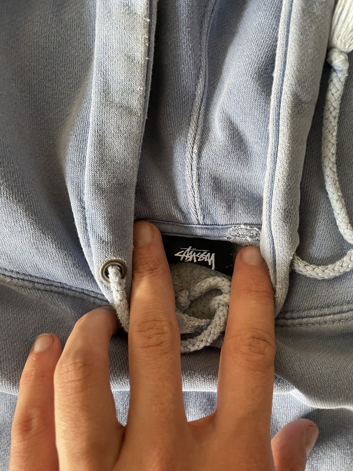 Stussy Stussy light blue hoodie Size US L / EU 52-54 / 3 - 6 Thumbnail