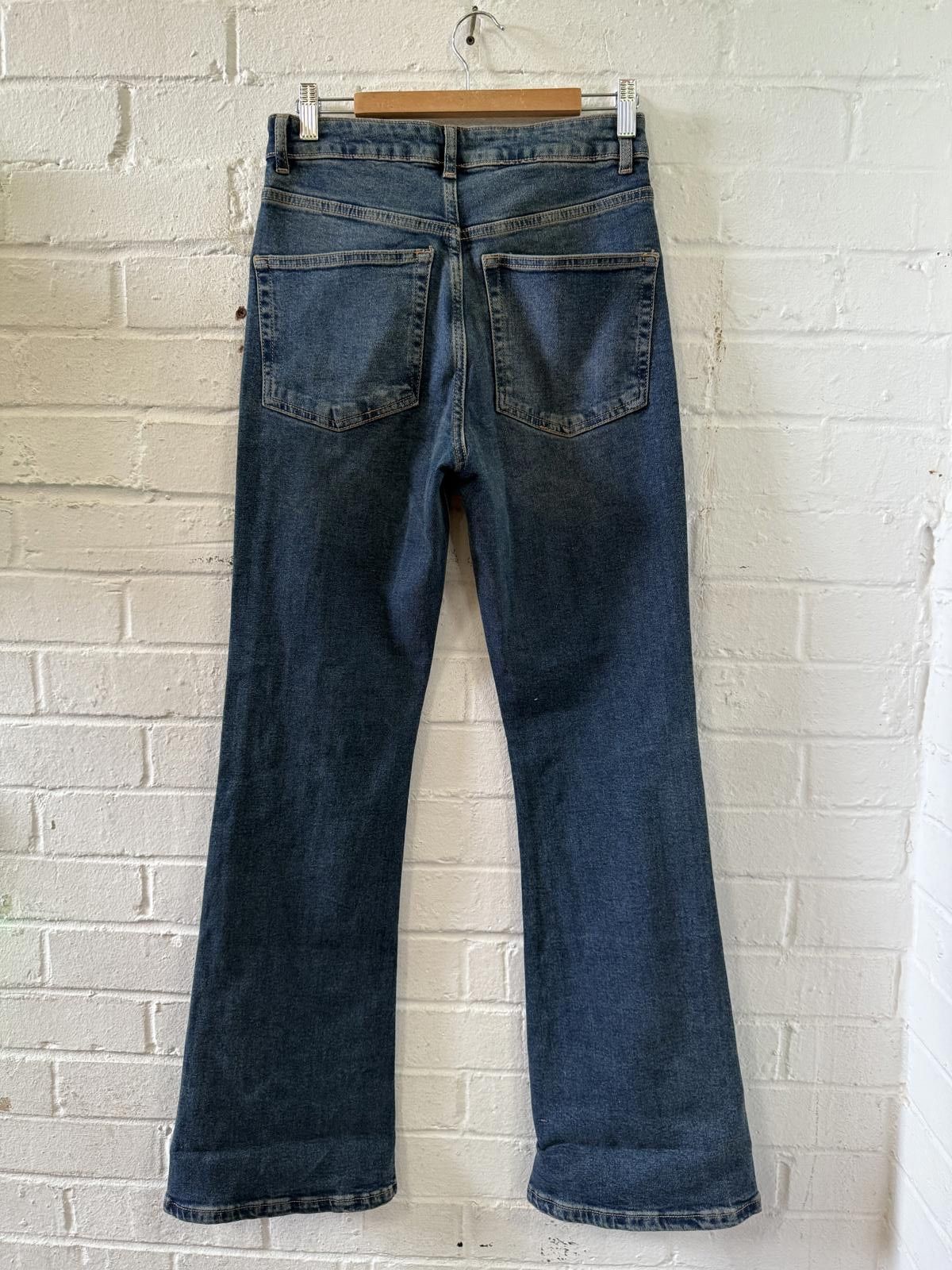 Asos Stylish Pinstriped Denim Jeans Size 30" / US 8 / IT 44 - 3 Thumbnail