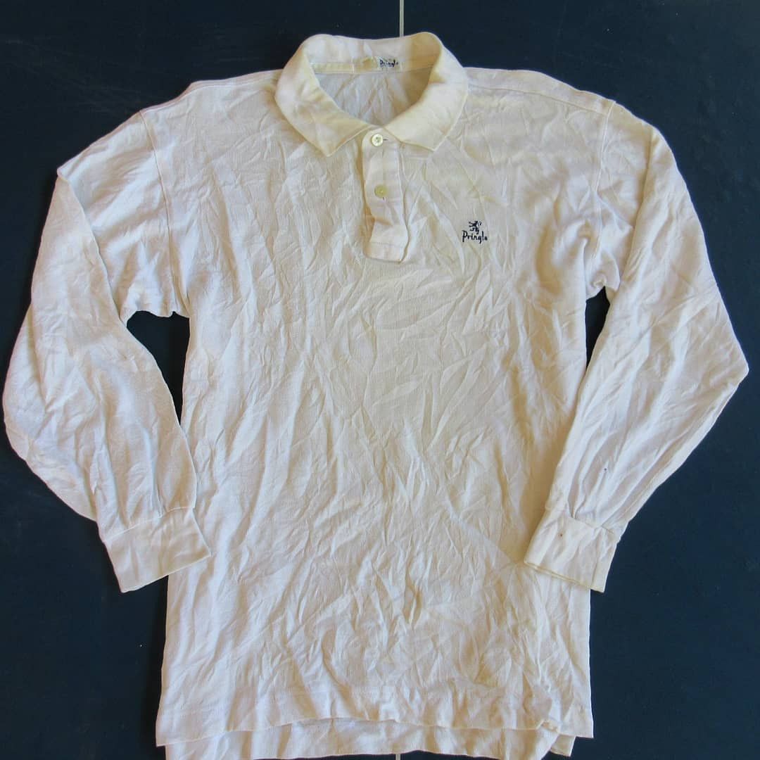 Prince Pringle of scotland Long Sleeved White polo shirt Size US M / EU 48-50 / 2 - 1 Preview