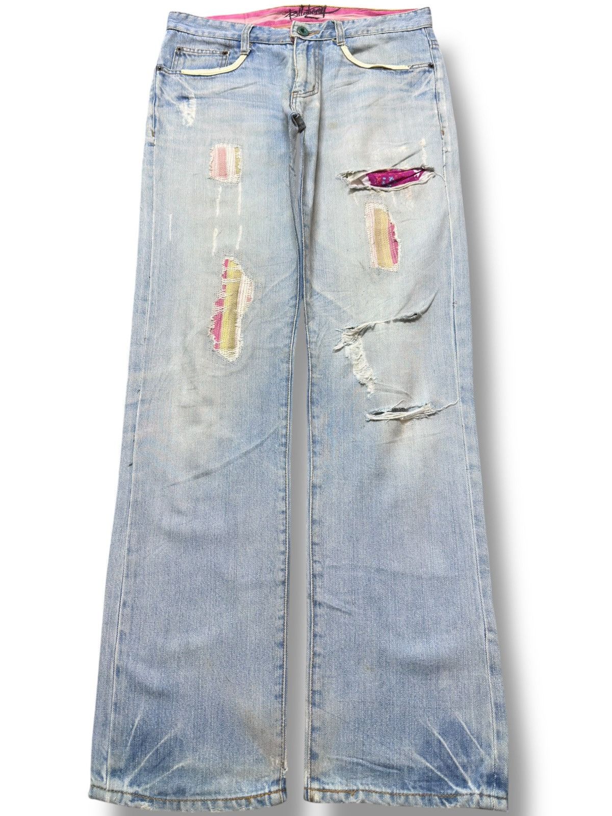 Billabong Vintage Billabong Faded Ripped Distressed Denim Size US 32 / EU 48 - 1 Thumbnail