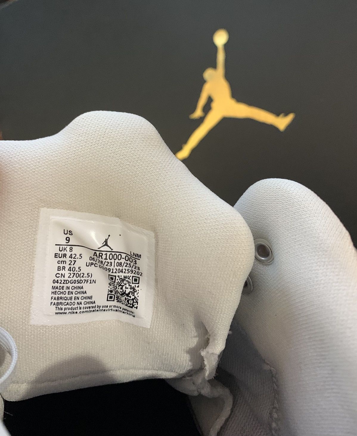 Jordan Brand Jordan Courtside 23 Grey Fog Nike Air 1 42.5/9/27cm Size US 9 / EU 42 - 9 Thumbnail