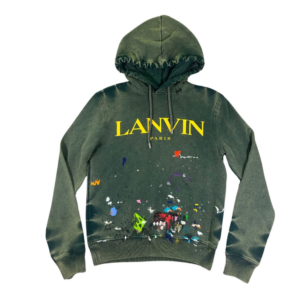 Lanvin Gallery Department X Lanvin Paint Splatter Hoodie | Grailed