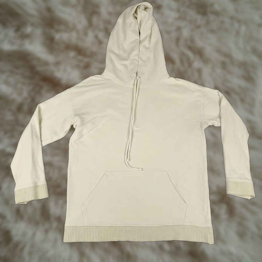Allsaints Allsaints Hoodie Womens Size Small Beige Pullover Sweatshirt Mock Neck Logo Knit Regular Size S / US 4 / IT 40 - 1 Thumbnail