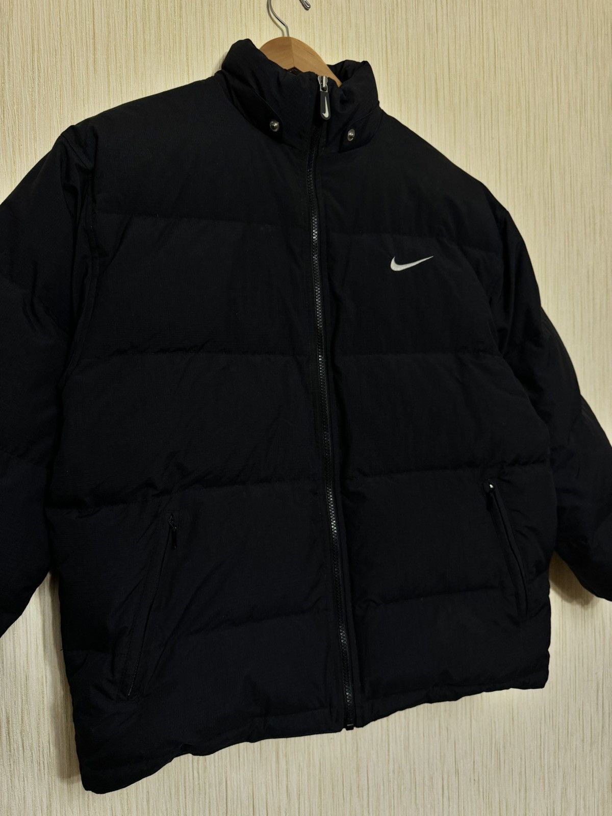 Nike × Vintage Nike vintage big logo puffer down jacket Size US S / EU 44-46 / 1 - 4 Thumbnail