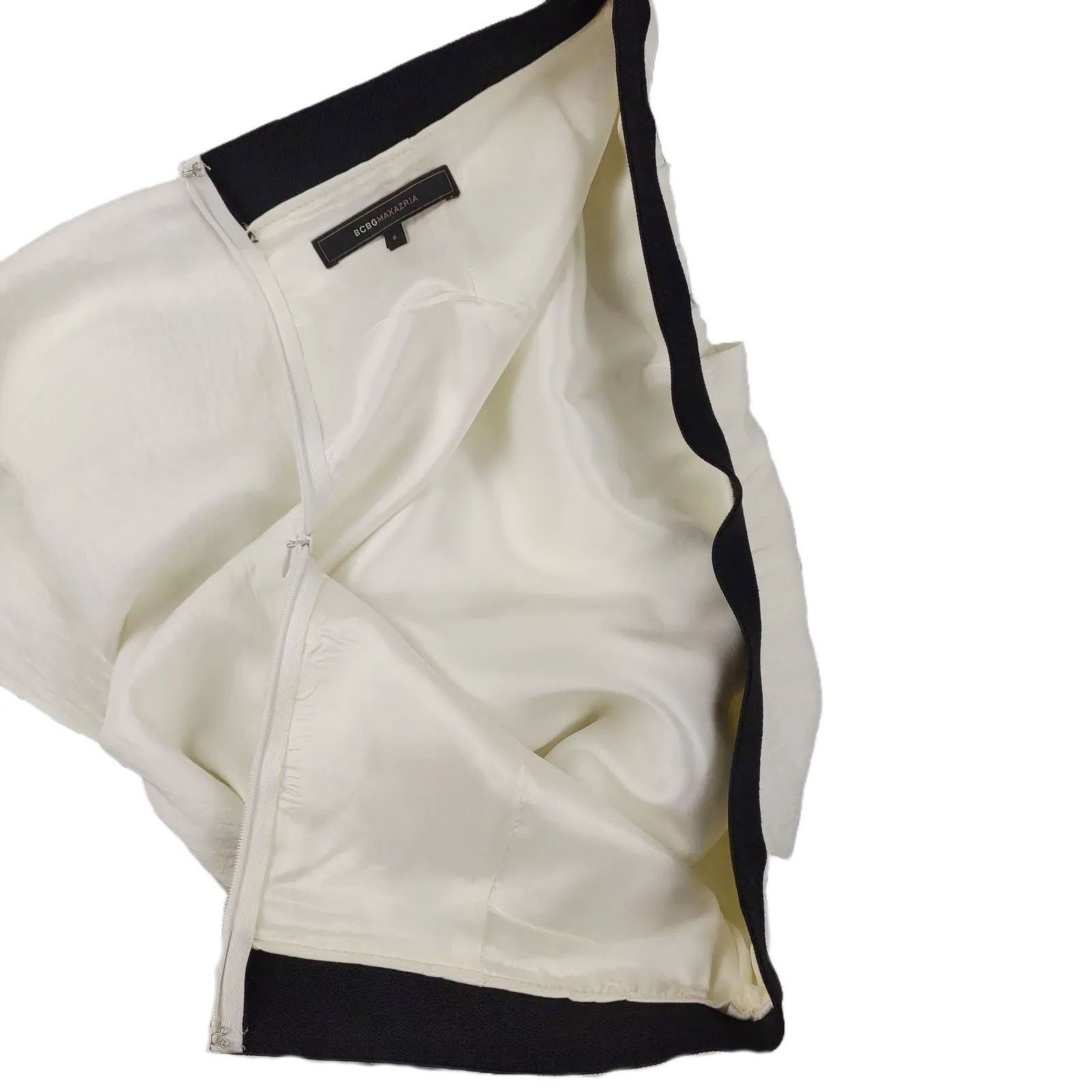 Bcbgmaxazria BCBG Maxazria White Ruffle Layered Rayon Mini Skirt Size 28" / US 6 / IT 42 - 6 Thumbnail