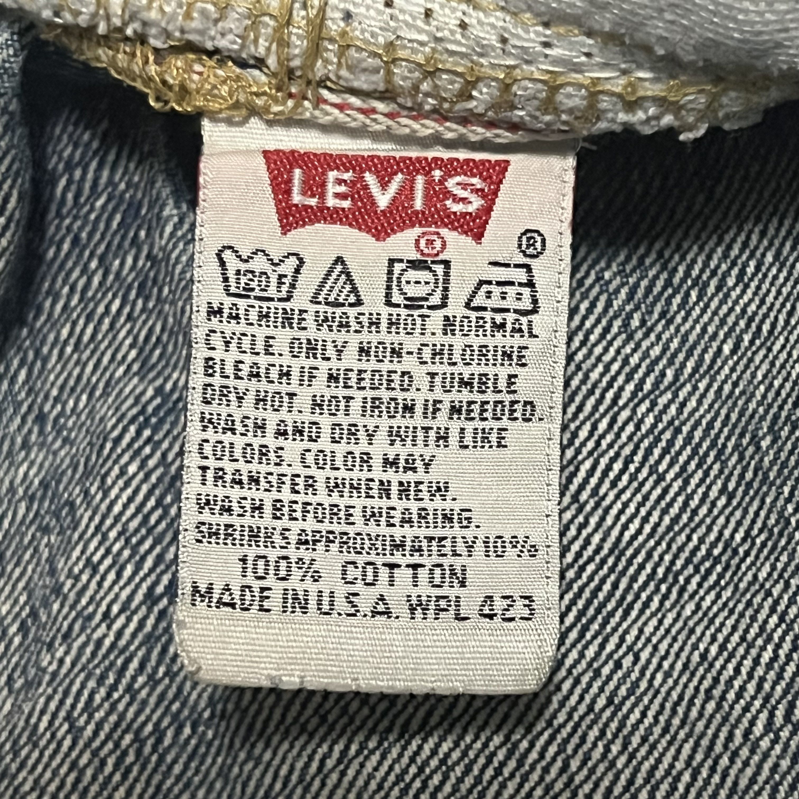 Levi's × Levi's Vintage Clothing × Vintage Levis Vintage Clothing 501XX Big E Selvedge Jeans 32x28 Size US 32 / EU 48 - 16 Thumbnail