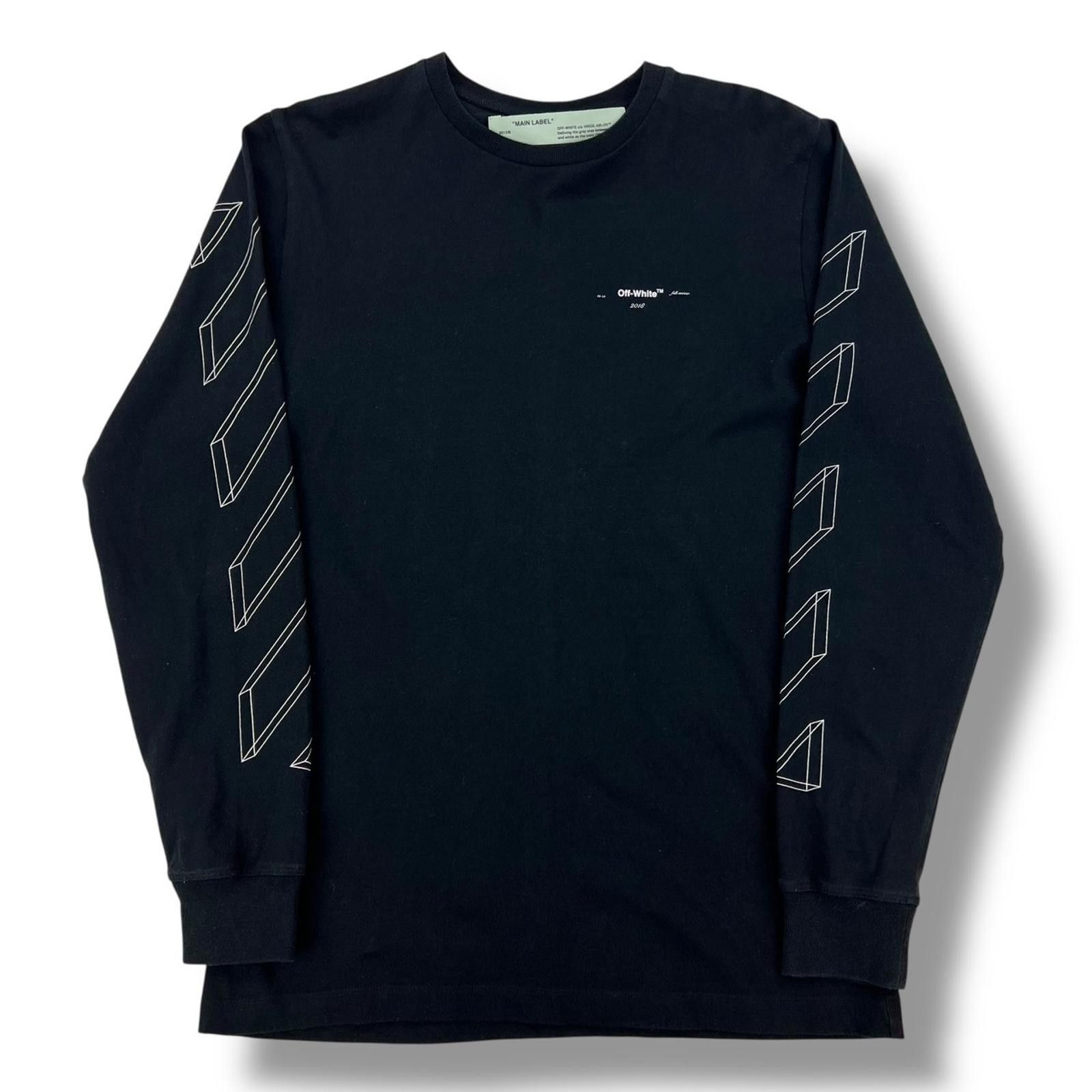 Off-White Off-White 3D Arrows Black Long Sleeve T-Shirt Size US M / EU 48-50 / 2 - 3 Thumbnail