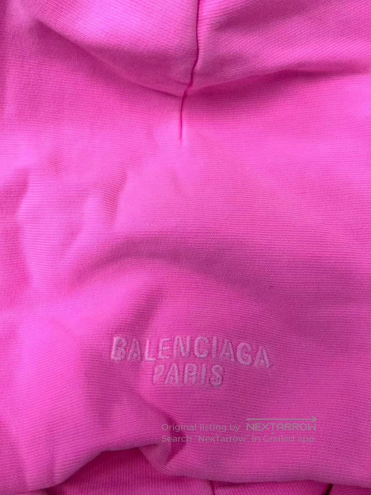 Balenciaga Balenciaga Women's Pink Zip Hooded Jacket. Size S / US 4 / IT 40 - 3 Thumbnail