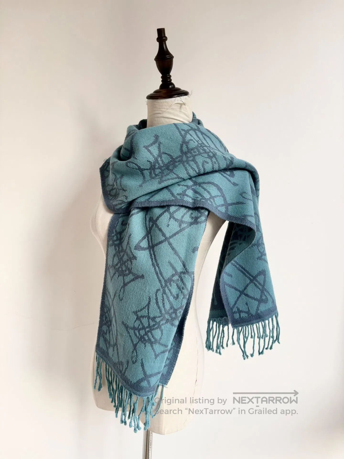 Vivienne Westwood Vivienne Westwood Vintage Blue Print Scarf. Size ONE SIZE - 2 Thumbnail