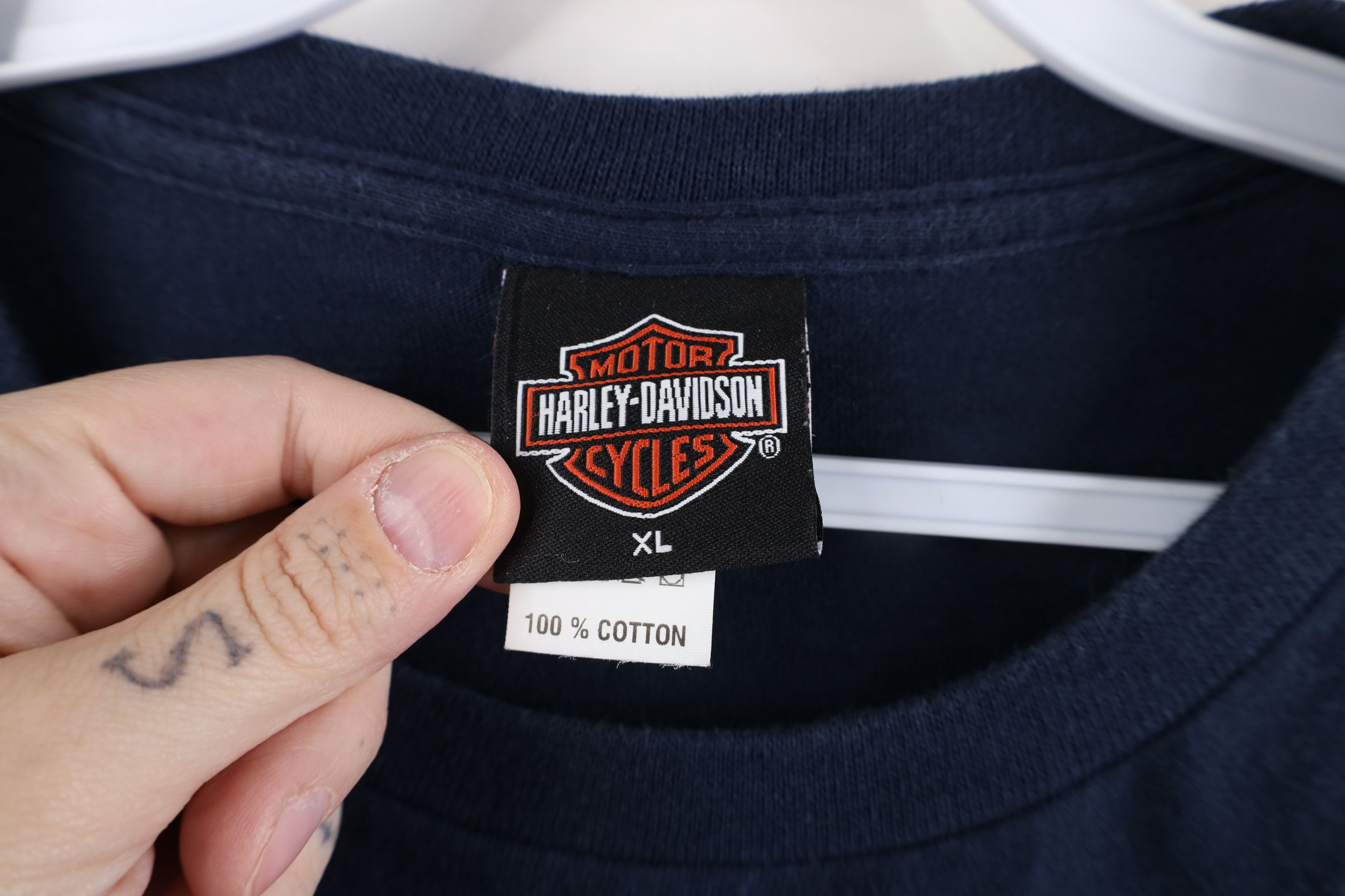 Harley Davidson × Vintage Vintage Y2K 2003 Harley Davidson Long Sleeve T-Shirt USA Size XL / US 12-14 / IT 48-50 - 9 Thumbnail