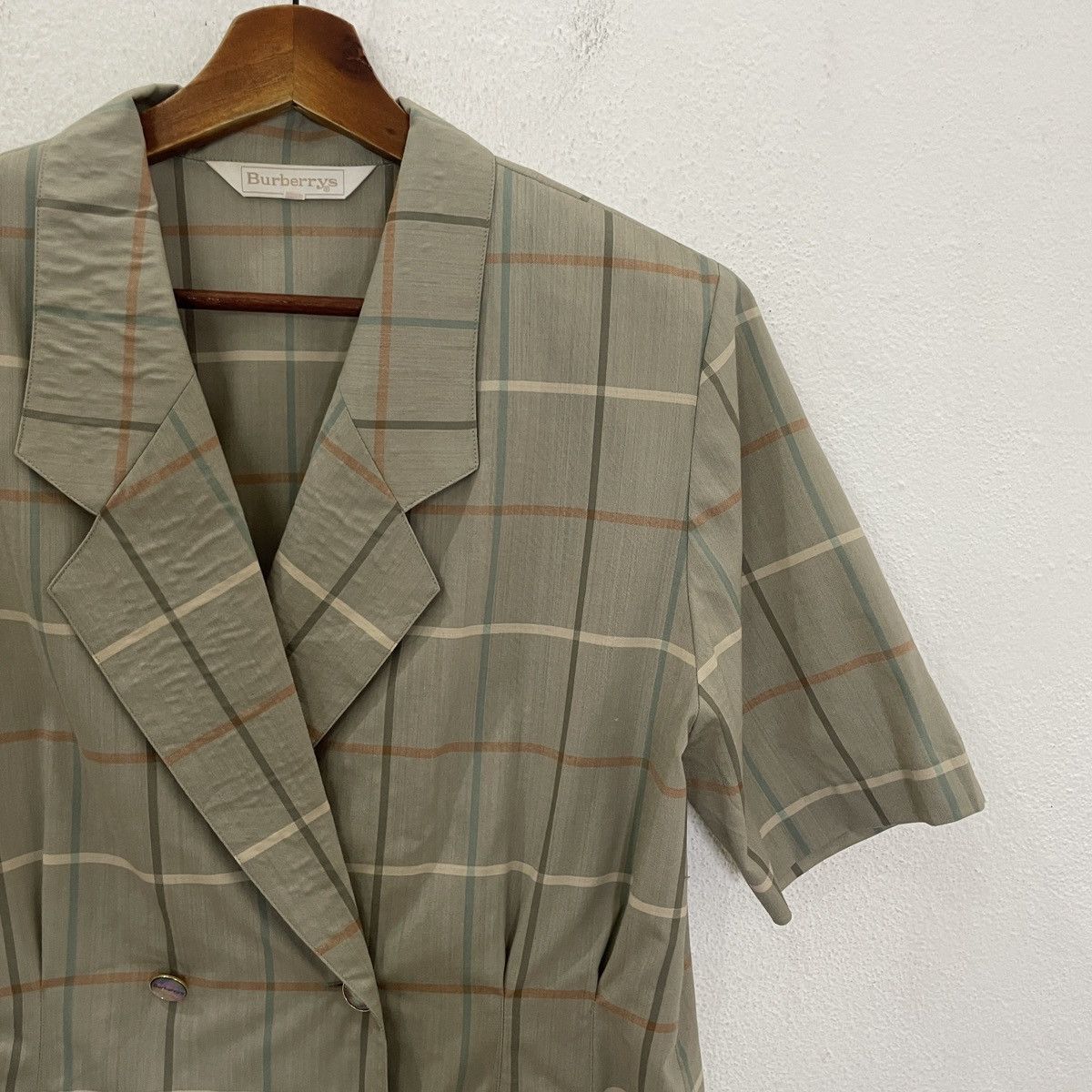 Burberry Vintage 90s Burberry’s Dress Jacket Size L / US 10 / IT 46 - 2 Thumbnail