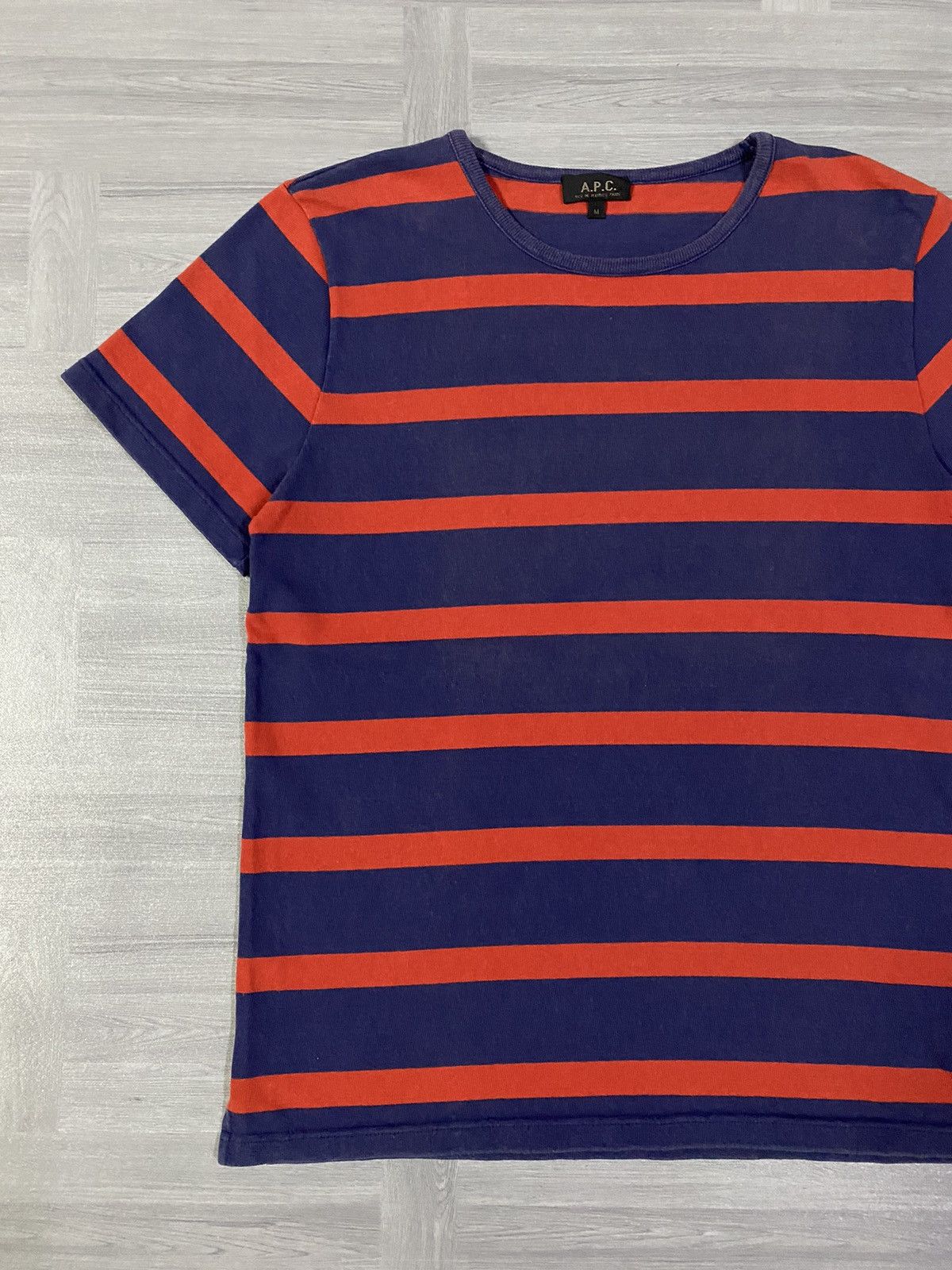 A.P.C. A.P.C Striped Tee Size US M / EU 48-50 / 2 - 5 Thumbnail