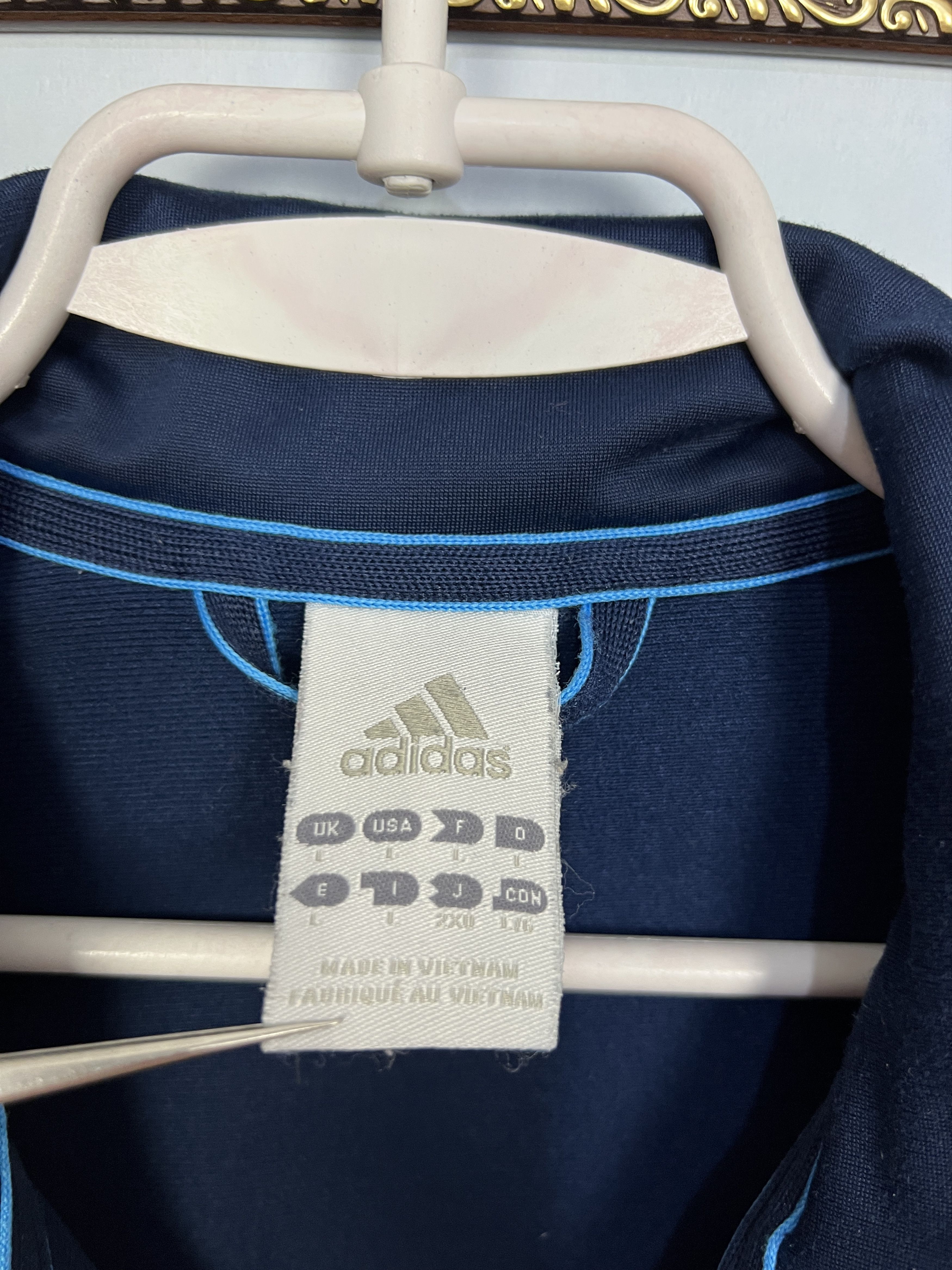 Adidas Vintage Chelsea Football Jacket Soccer Track Top Rare Zip Size US L / EU 52-54 / 3 - 8 Thumbnail