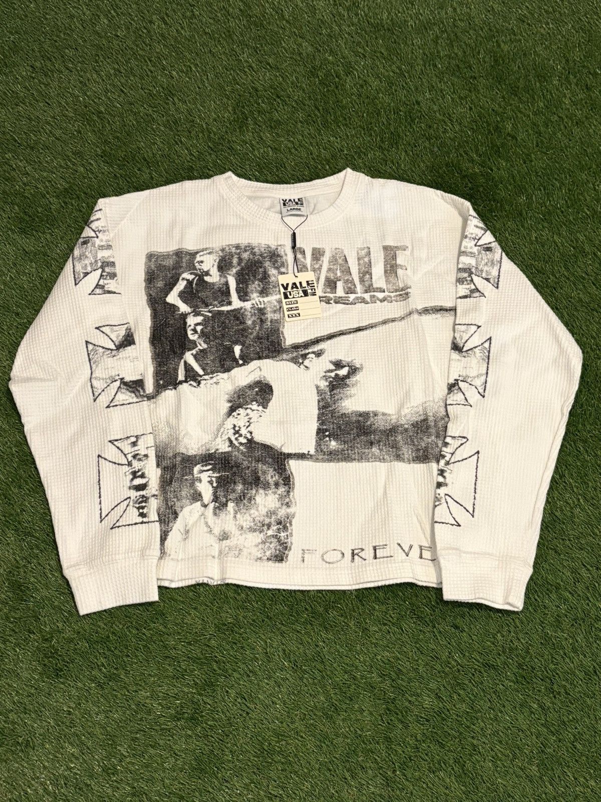 VALE FOREVER “VALLEY SLAM” THERMAL - SIZE LARGE - (WHITE)