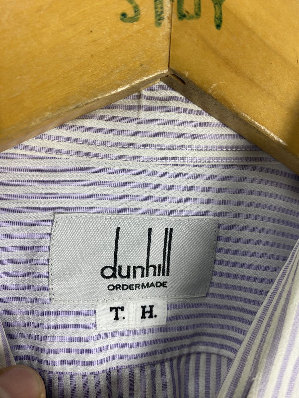 Alfred Dunhill Vintage Dunhill Ordermade button ups shirt Size US L / EU 52-54 / 3 - 8 Thumbnail