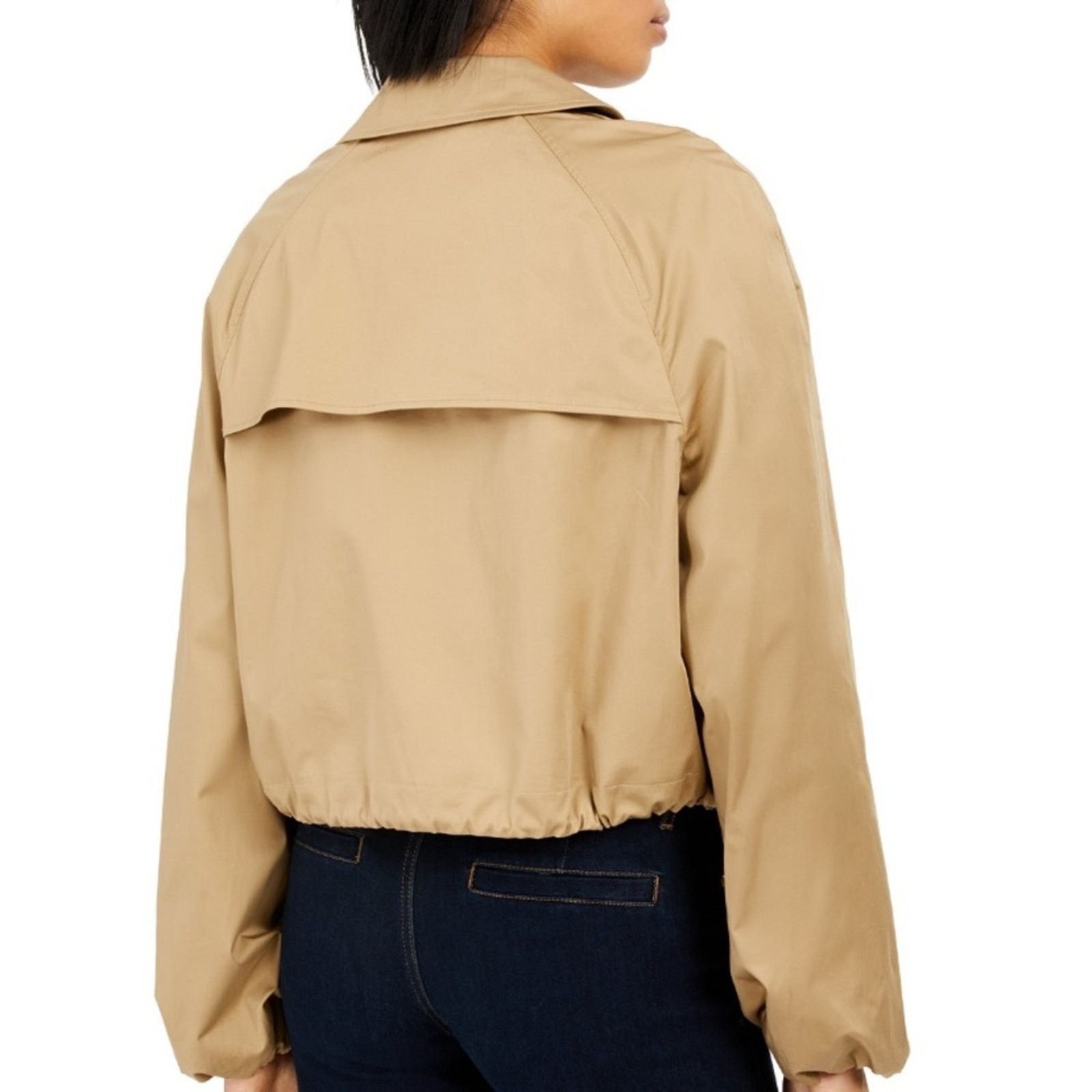 I.N.C INC bomber jacket khaki w drawstring NWT $99 Size XL / US 12-14 / IT 48-50 - 2 Thumbnail