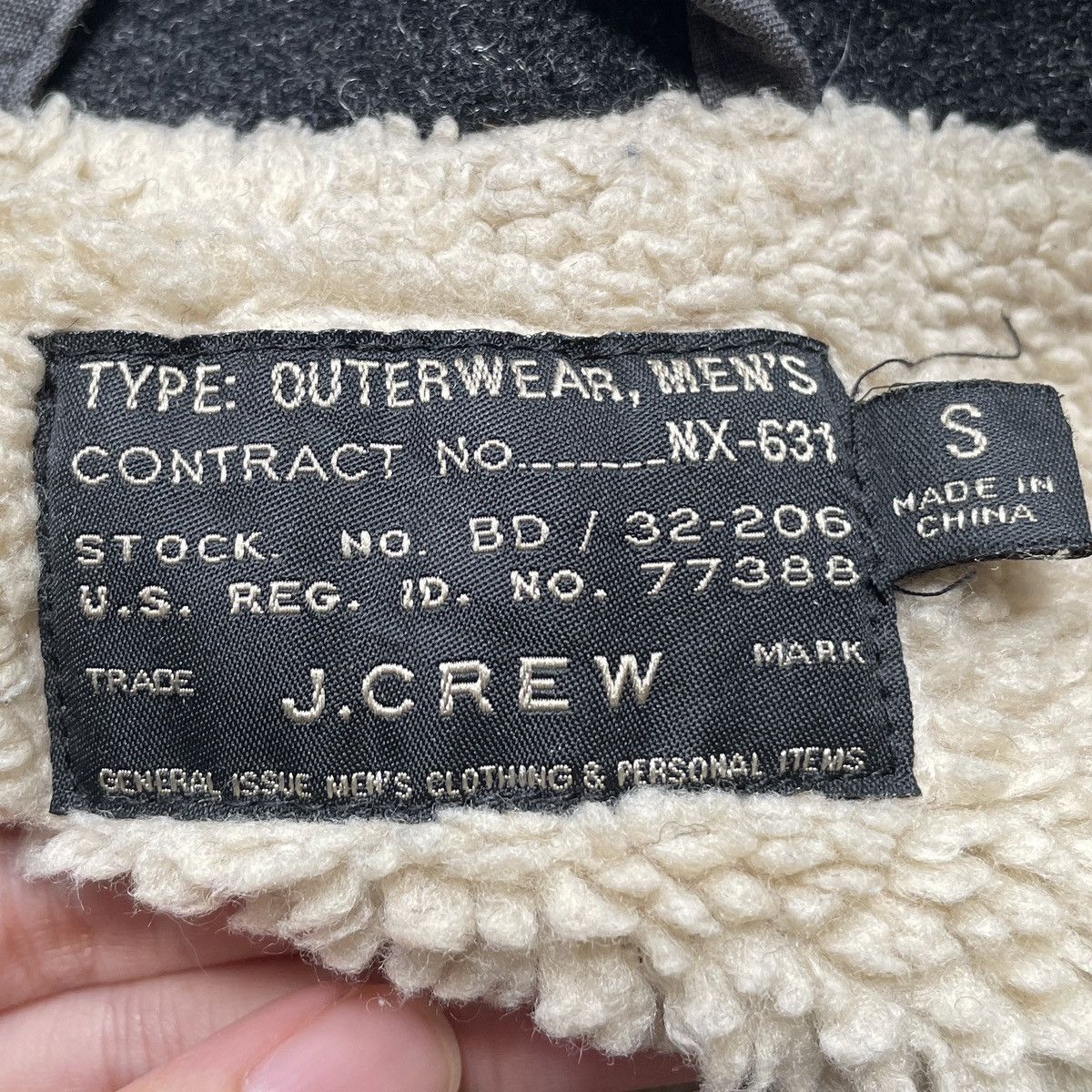 J.Crew × Japanese Brand × Vintage Vintage Japanese Brand J.crew Fur Bonber Jacket 1990s Size US S / EU 44-46 / 1 - 9 Thumbnail