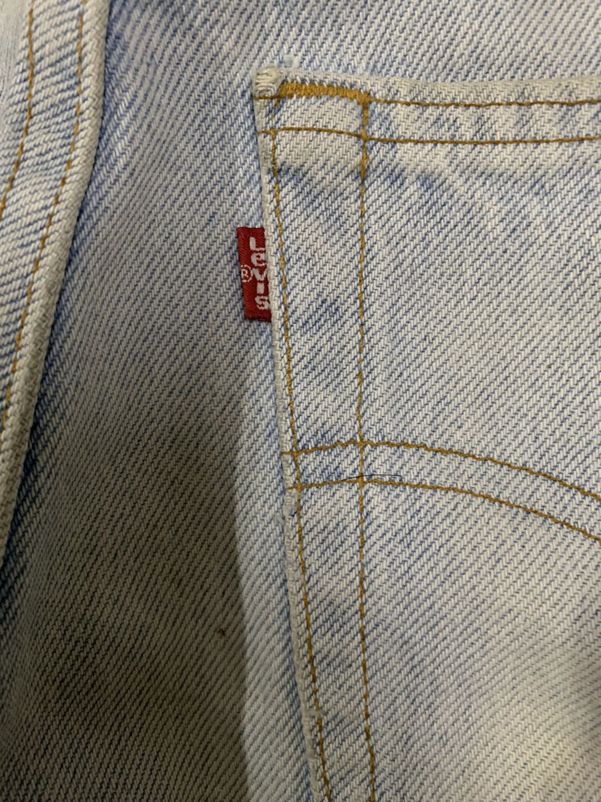 Levi's Vintage 80s Levis 510 Rusty Mud Wash Distressed Grunge Jeans Size US 32 / EU 48 - 13 Thumbnail