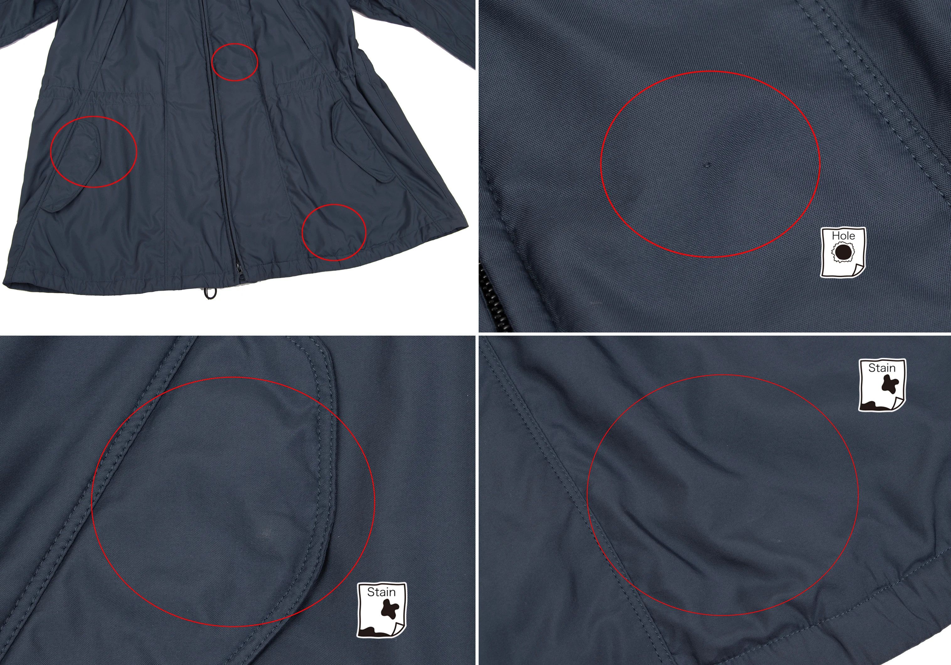 Issey Miyake Insulated Half Coat in Blue with Minor Flaws Size US M / EU 48-50 / 2 - 12 Thumbnail