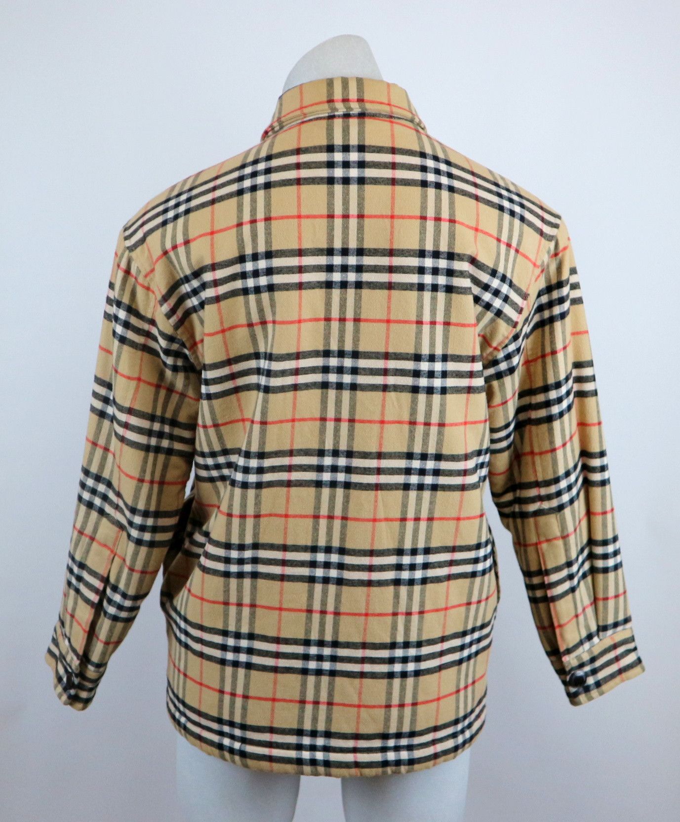 Burberry Burberry Vintage Check Shirt Jacket Beige Shacket UK 6 Size S / US 4 / IT 40 - 9 Thumbnail