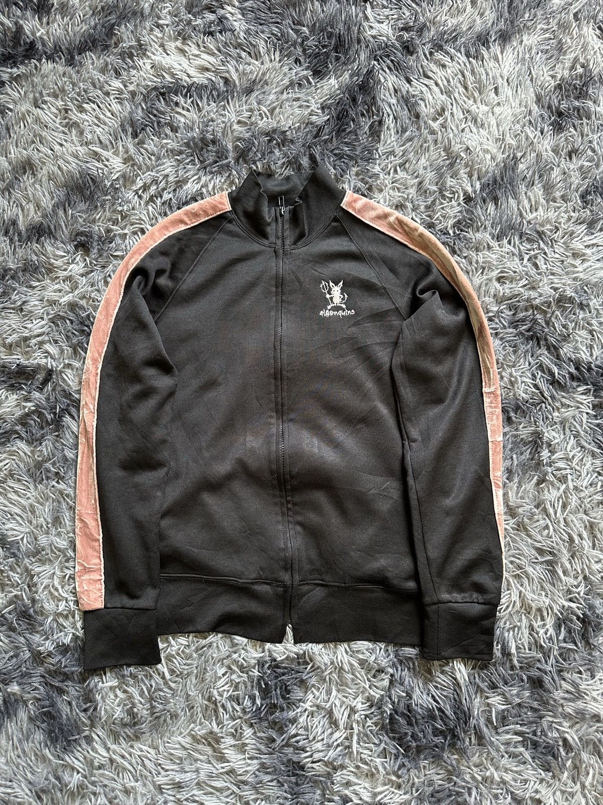 20471120 Early 2000's - Algonquins velour zipper jacket Size US M / EU 48-50 / 2 - 16 Thumbnail