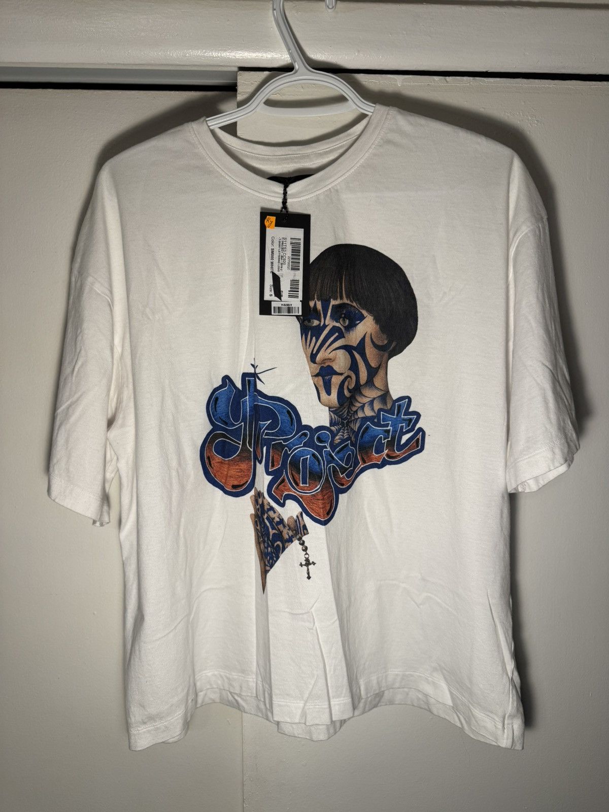 Y/Project Y/Project T Shirt Tattoo Face Graffiti 2016 S/M New Size US M / EU 48-50 / 2 - 1 Thumbnail