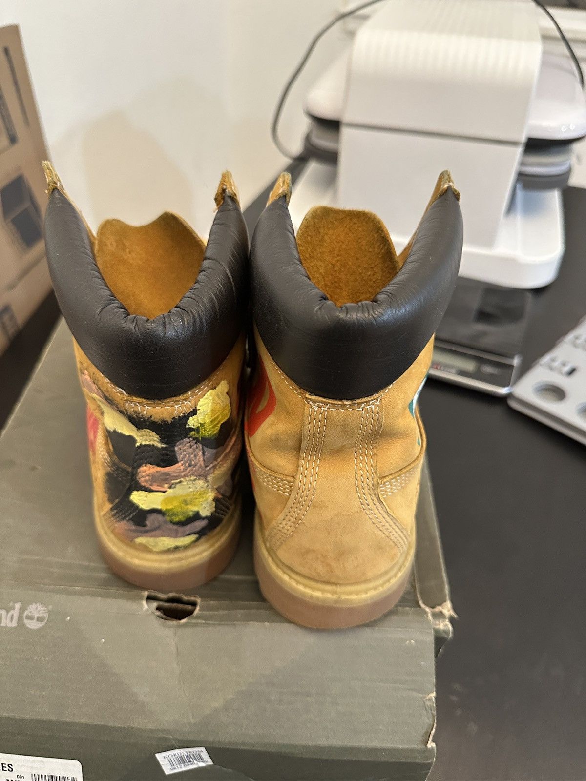Timberland Hand painted boots Size US 12 / EU 45 - 4 Thumbnail