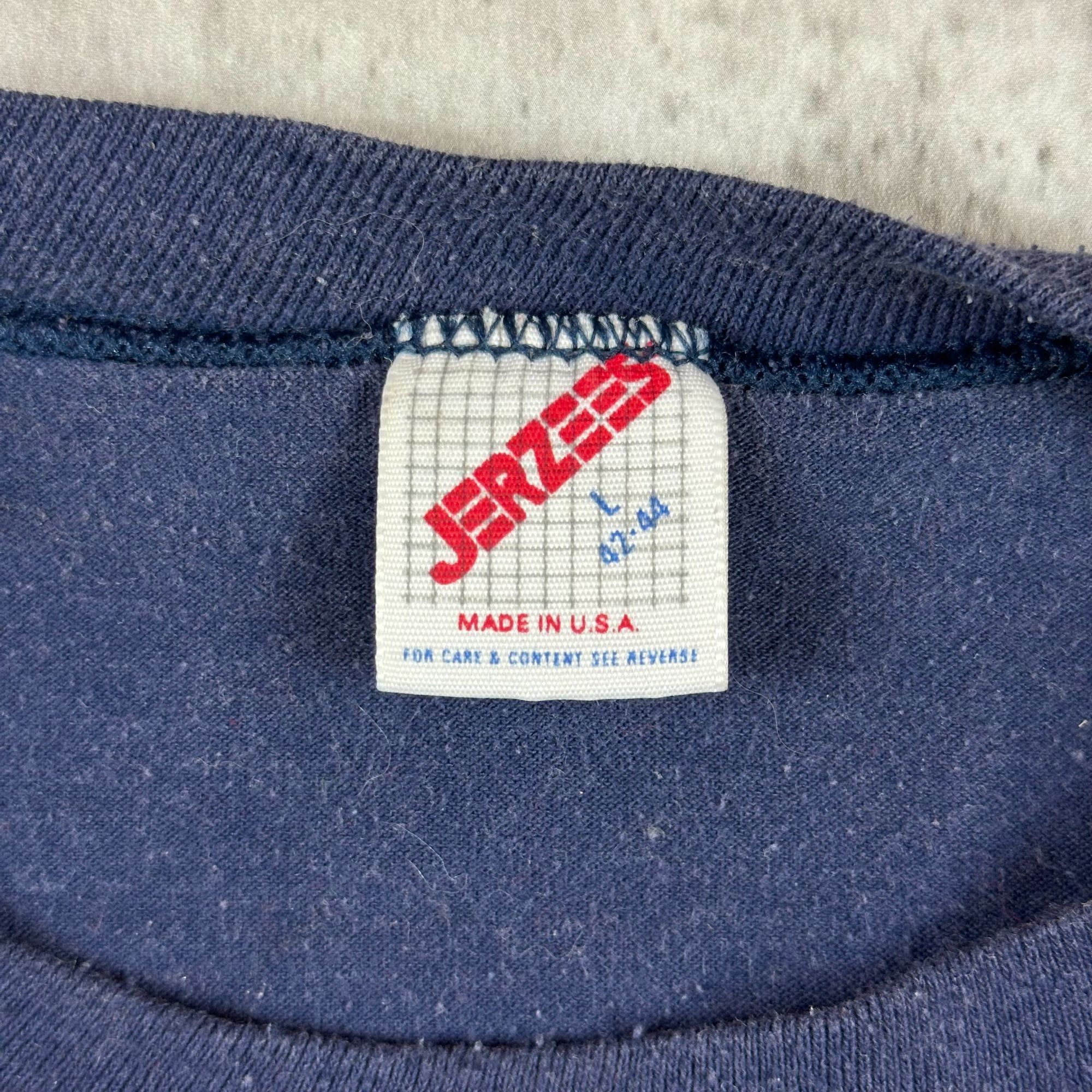 Jerzees Vintage Jerzees Seniors 89 Academy Of The Holy Angels Navy B Size US L / EU 52-54 / 3 - 3 Thumbnail