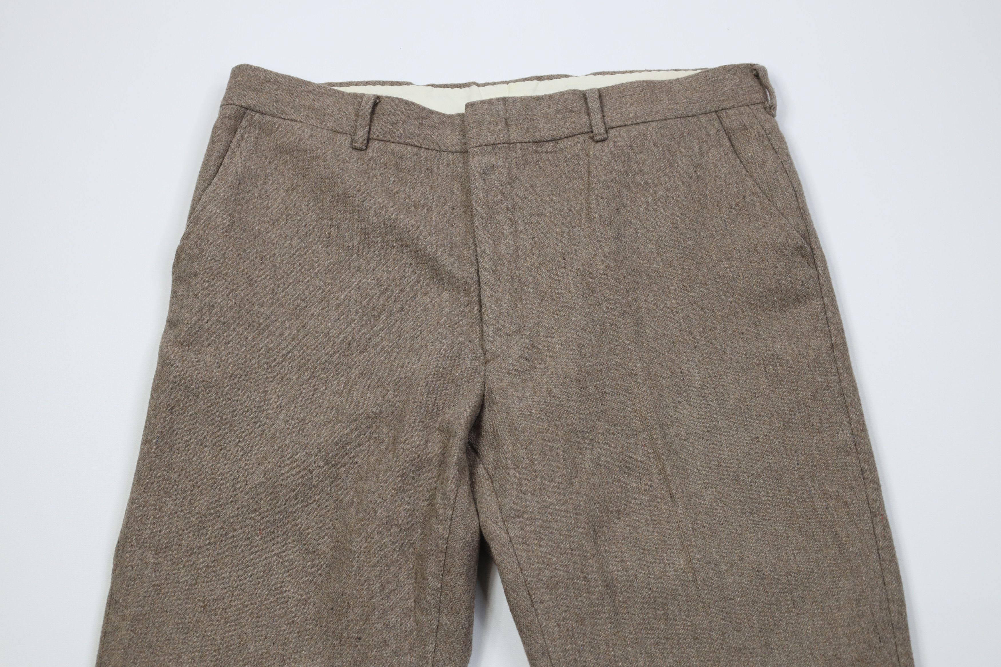 Vintage Vintage 70s Streetwear Wide Leg Chino Pants Beige USA Size US 34 / EU 50 - 2 Thumbnail