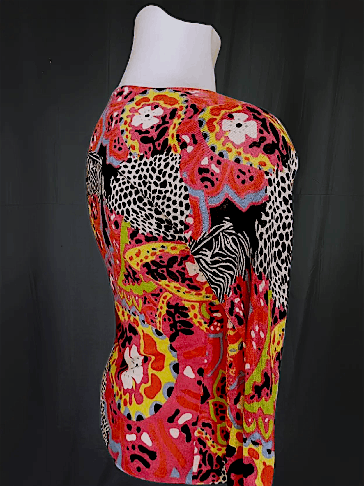 Japanese Brand UNKNOWN BRANDS Full print Long Sleeve T Shirt Y2K Style Size US M / EU 48-50 / 2 - 22 Thumbnail