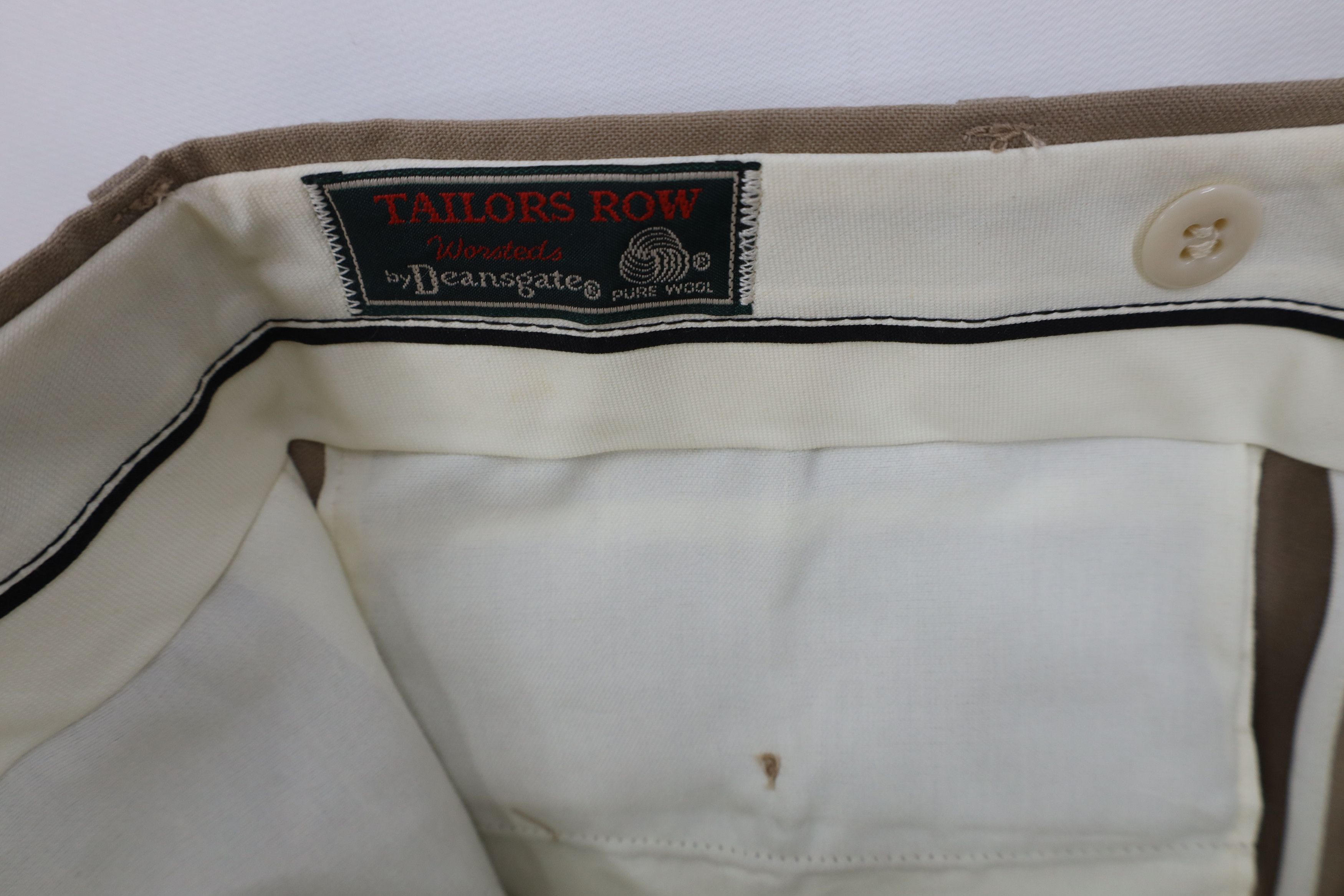 Vintage Vintage 90s Streetwear Wool Pleated Wide Leg Chino Pants Size US 34 / EU 50 - 9 Thumbnail