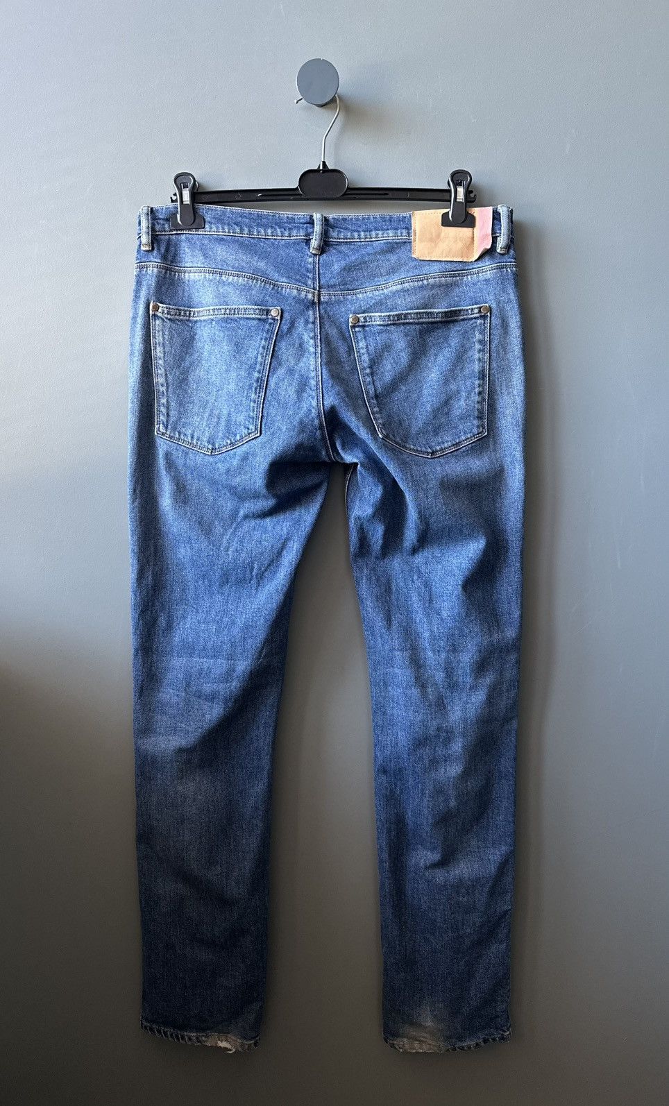 Acne Studios Acne Studios Max Mid Blue Denim Pants Size 34x32 Size US 34 / EU 50 - 4 Thumbnail