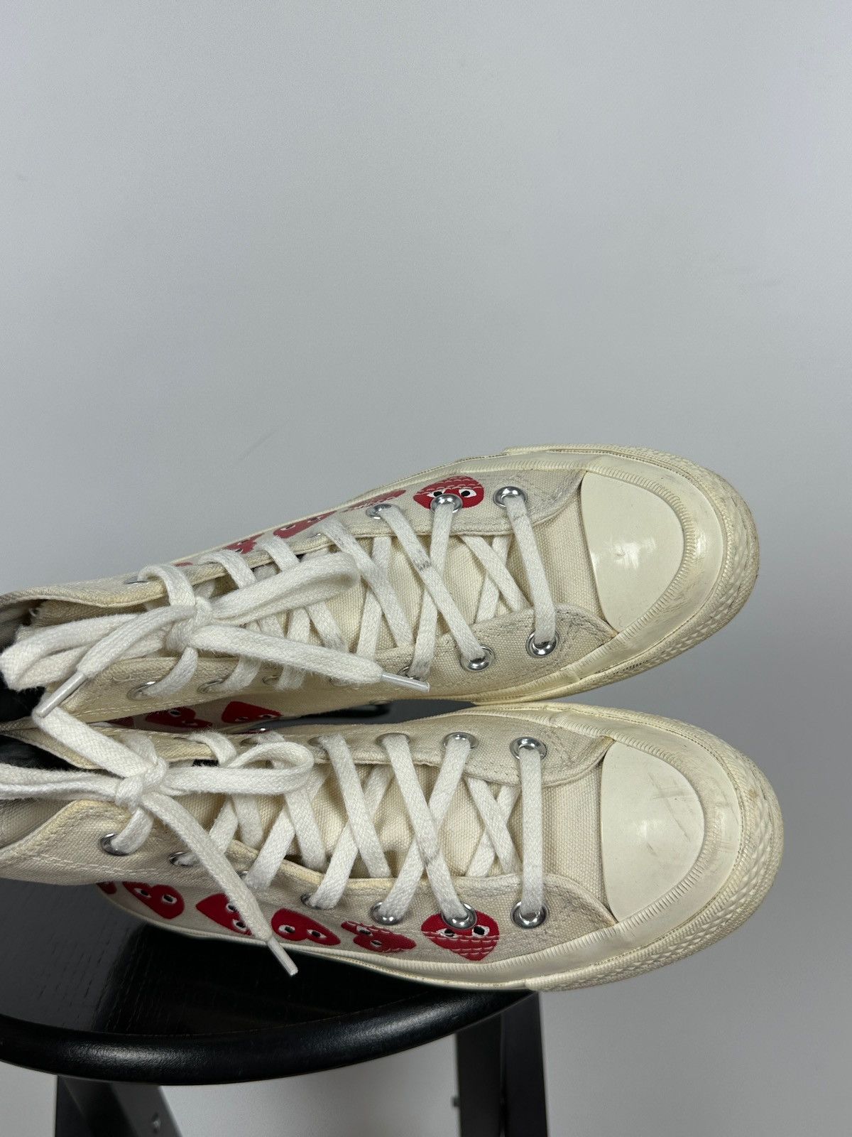 Comme des Garcons Comme Des Garçons x Chuck Taylor Converse All Star Hi Top Size US 5 / EU 37 - 21 Thumbnail
