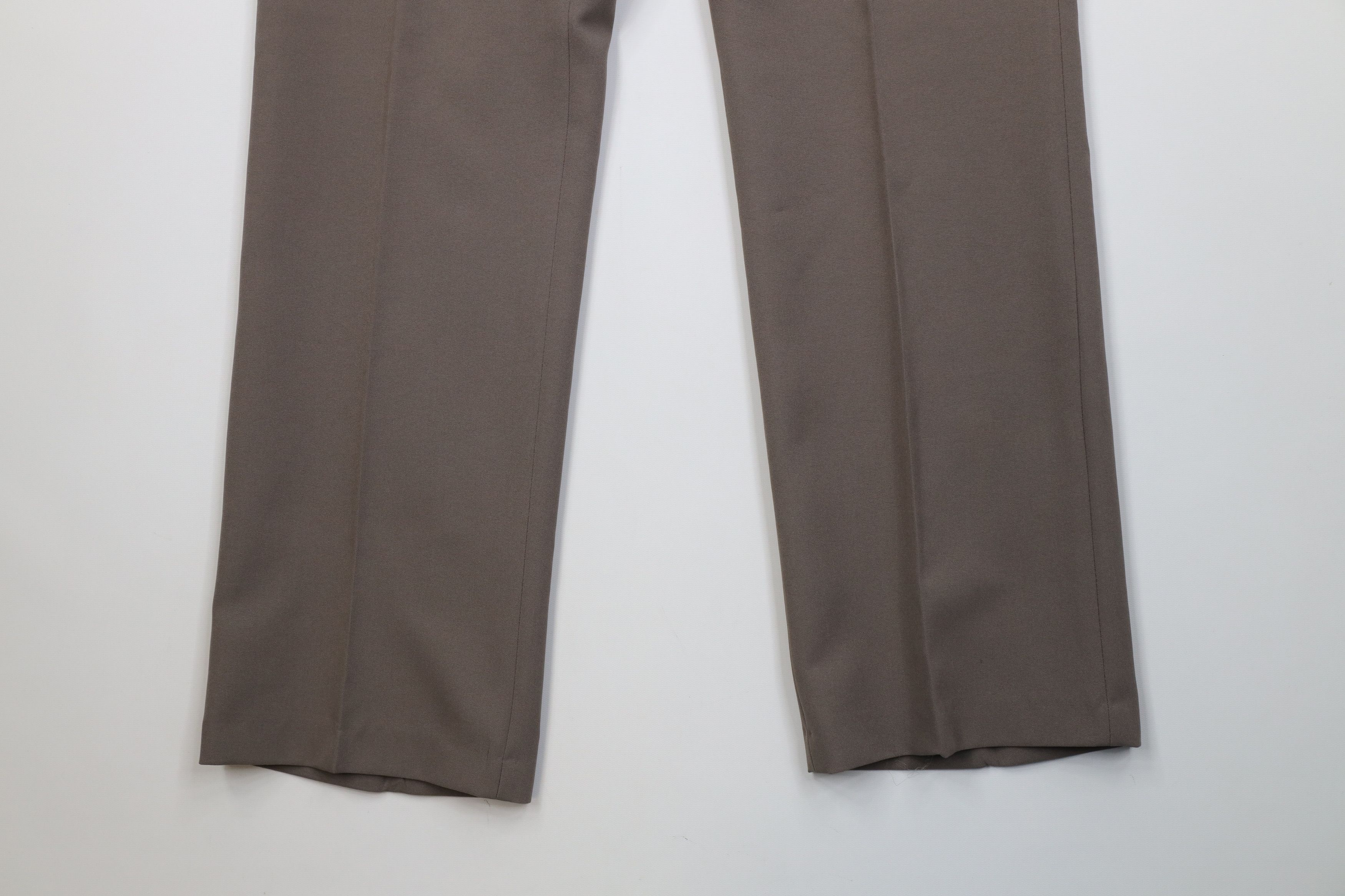 Vintage Vintage 70s Streetwear Flared Wide Leg Chino Pants Gray USA Size US 36 / EU 52 - 4 Thumbnail