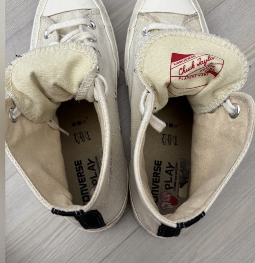 Comme des Garcons × Converse Converse - CDG Play - Chuck Taylor All Star 70 High Size US 10 / EU 43 - 7 Thumbnail