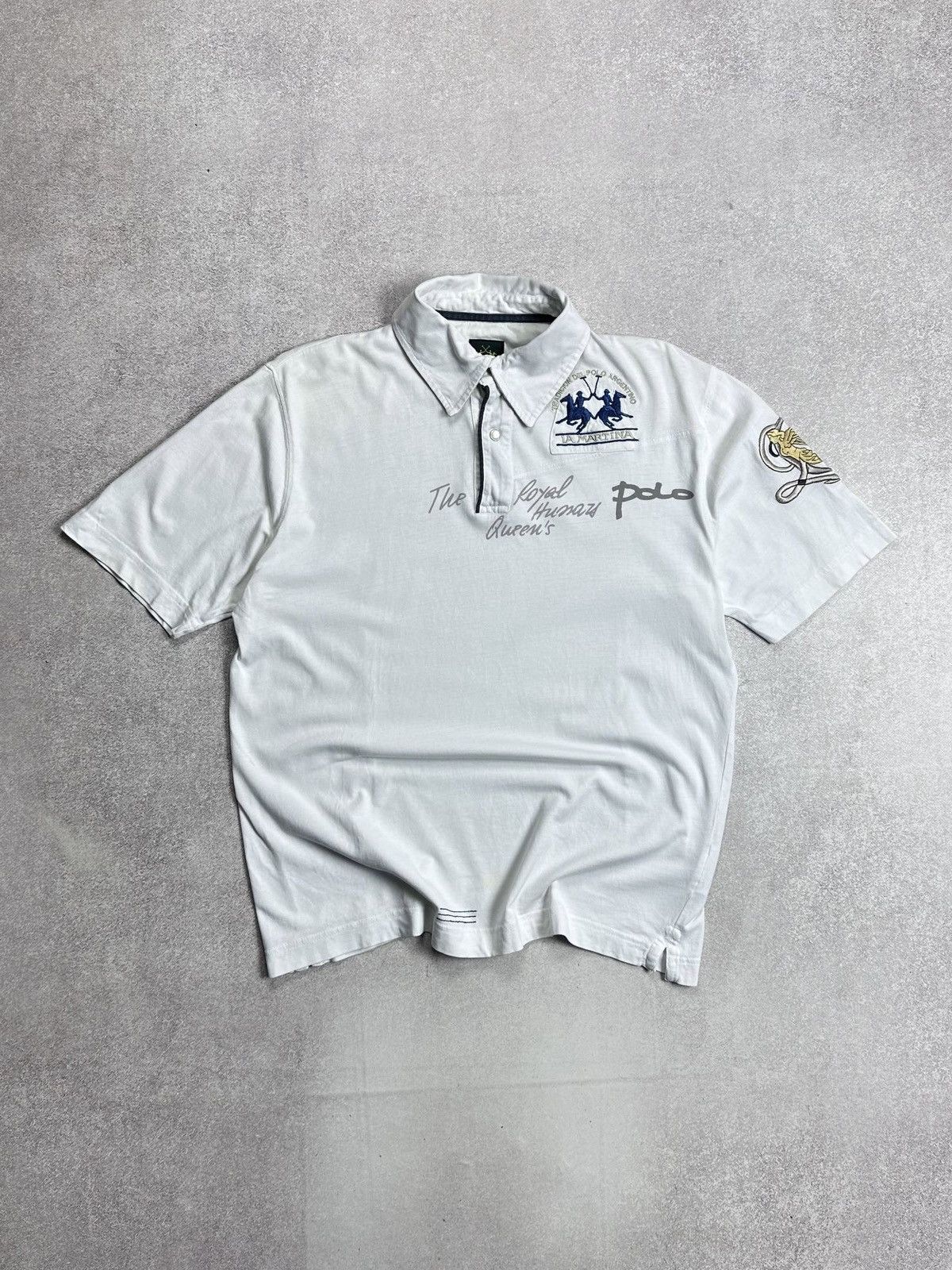 La Martina Vintage 90s La Martina Archival Polo Shirt L Size US L / EU 52-54 / 3 - 1 Thumbnail