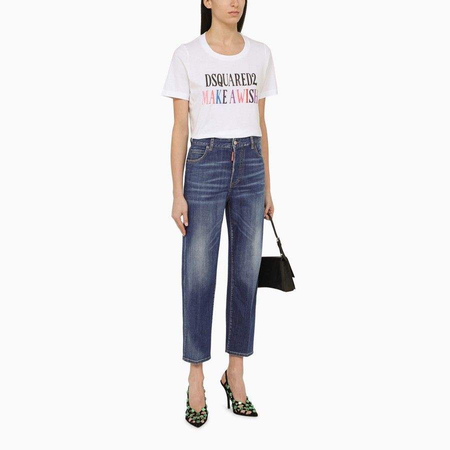 Dsquared2 o1d2blof0824 Denim Jeans in Blue Size 26" / US 2 / IT 38 - 2 Thumbnail