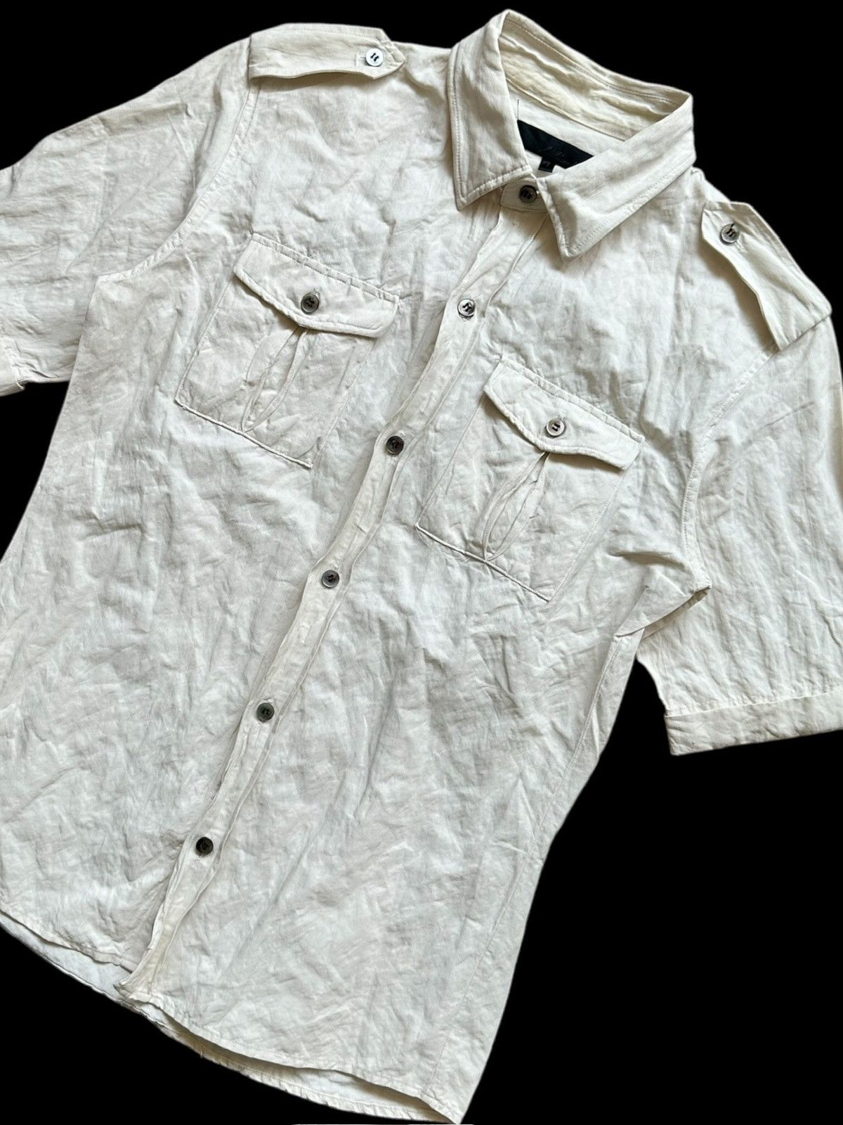 Lithium Archive Lithium Homme Japan wrinkled shirt Size US S / EU 44-46 / 1 - 4 Thumbnail