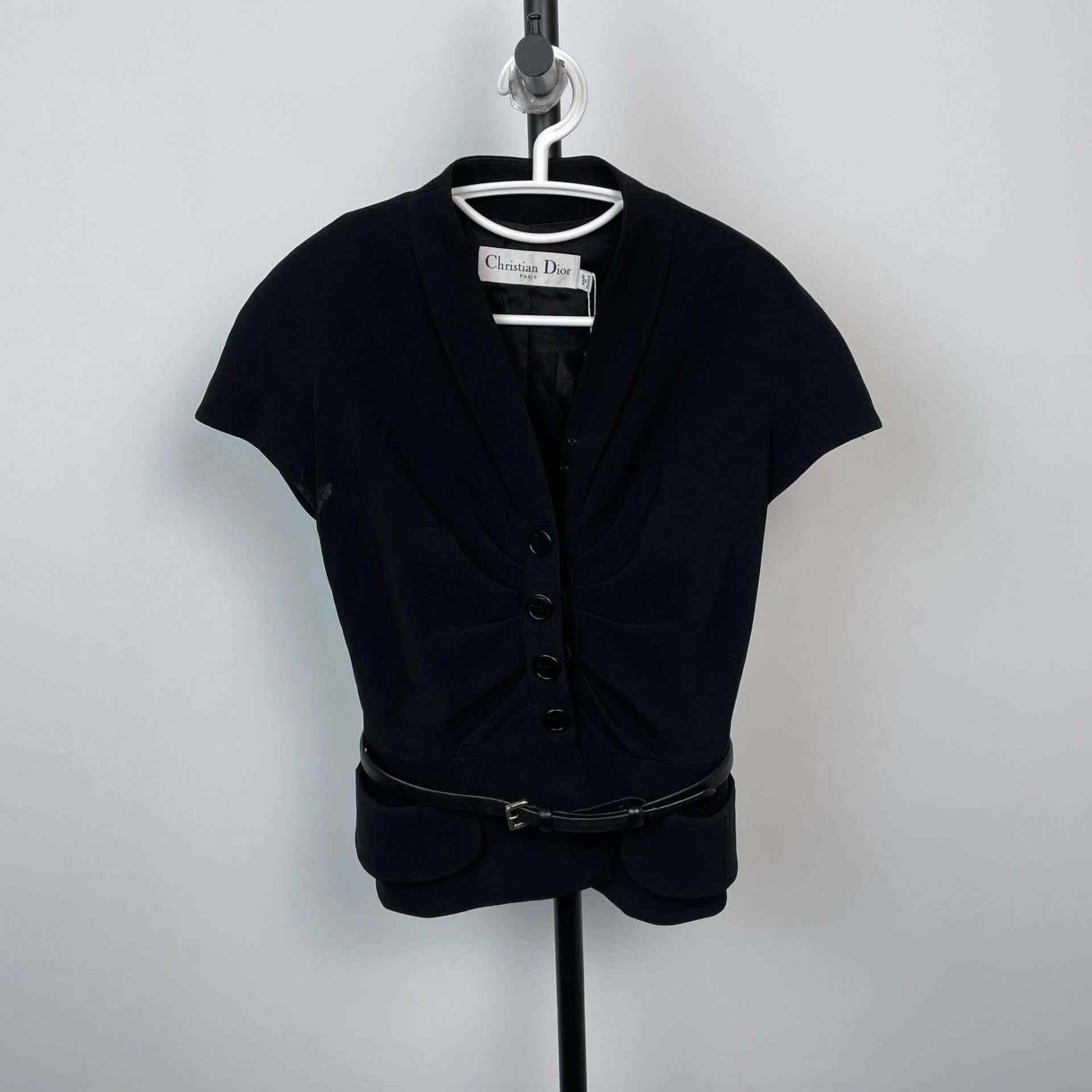 Dior Dior Silk Black Vest 38 Women Size S / US 4 / IT 40 - 1 Thumbnail